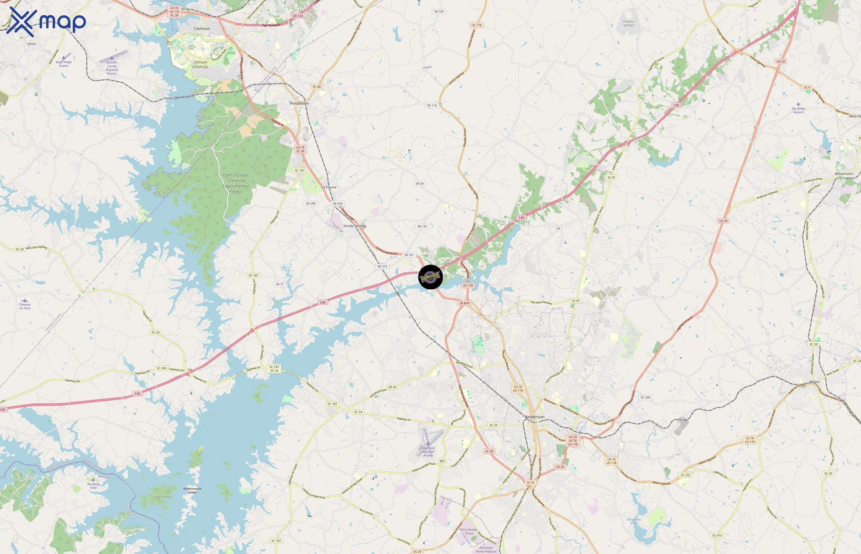 Fuddruckers area coverage