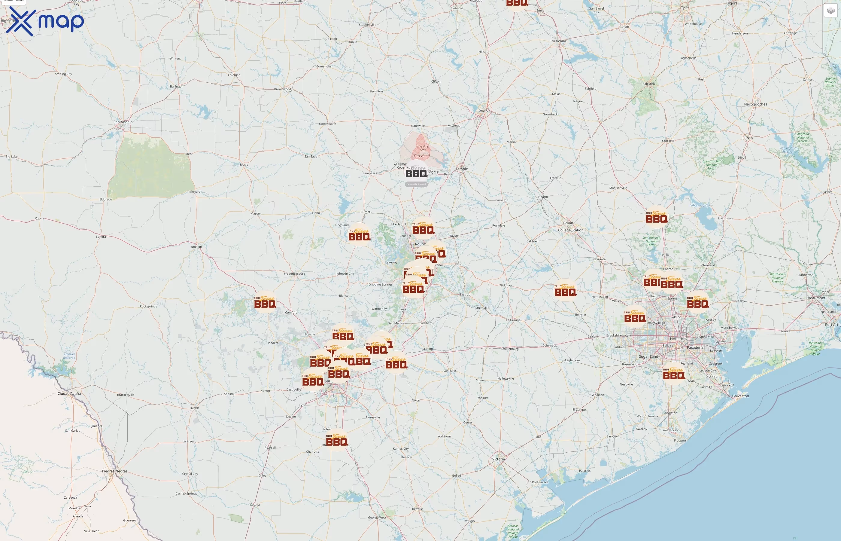 True Texas BBQ street hotspots