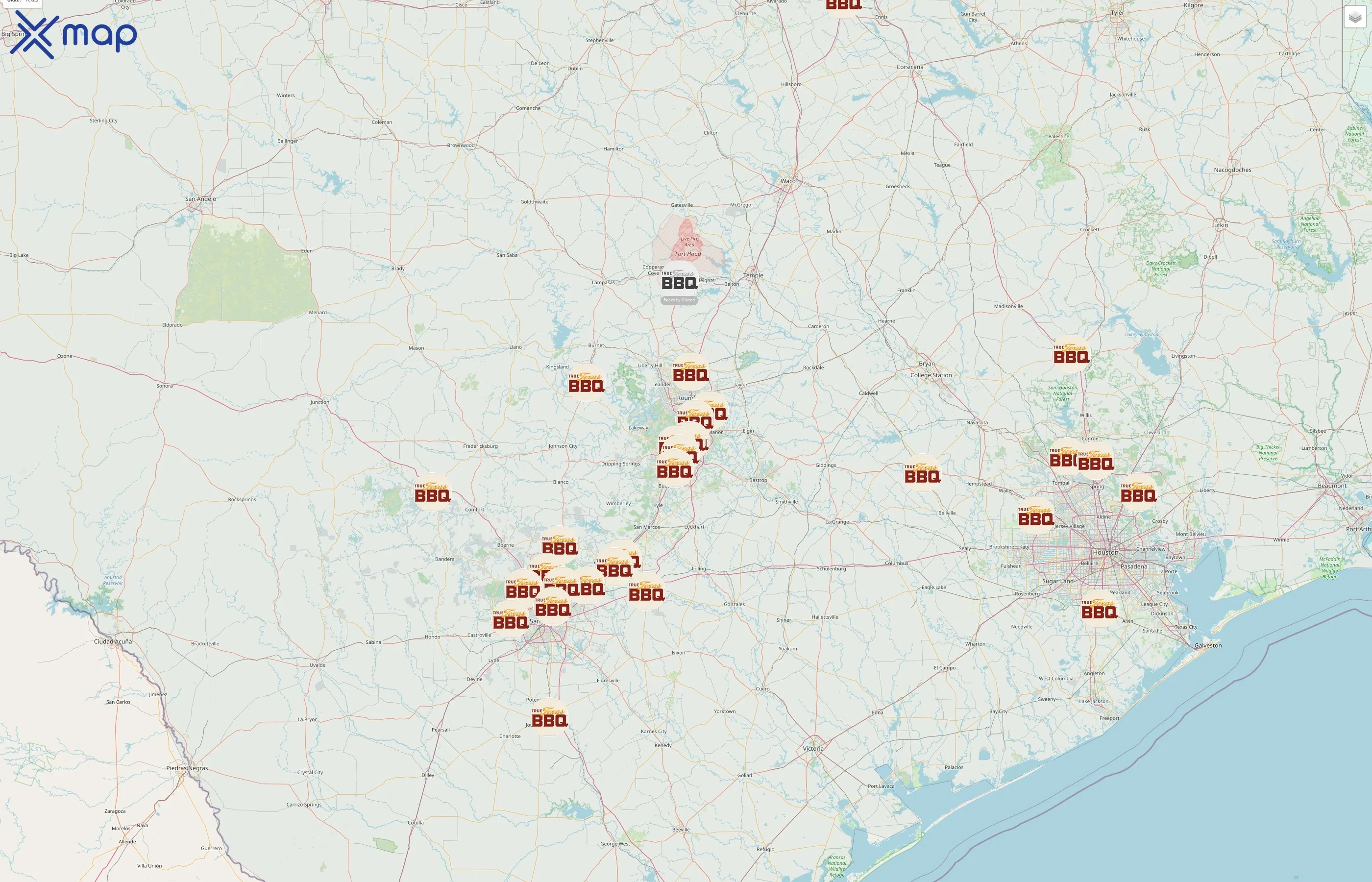 True Texas BBQ street hotspots