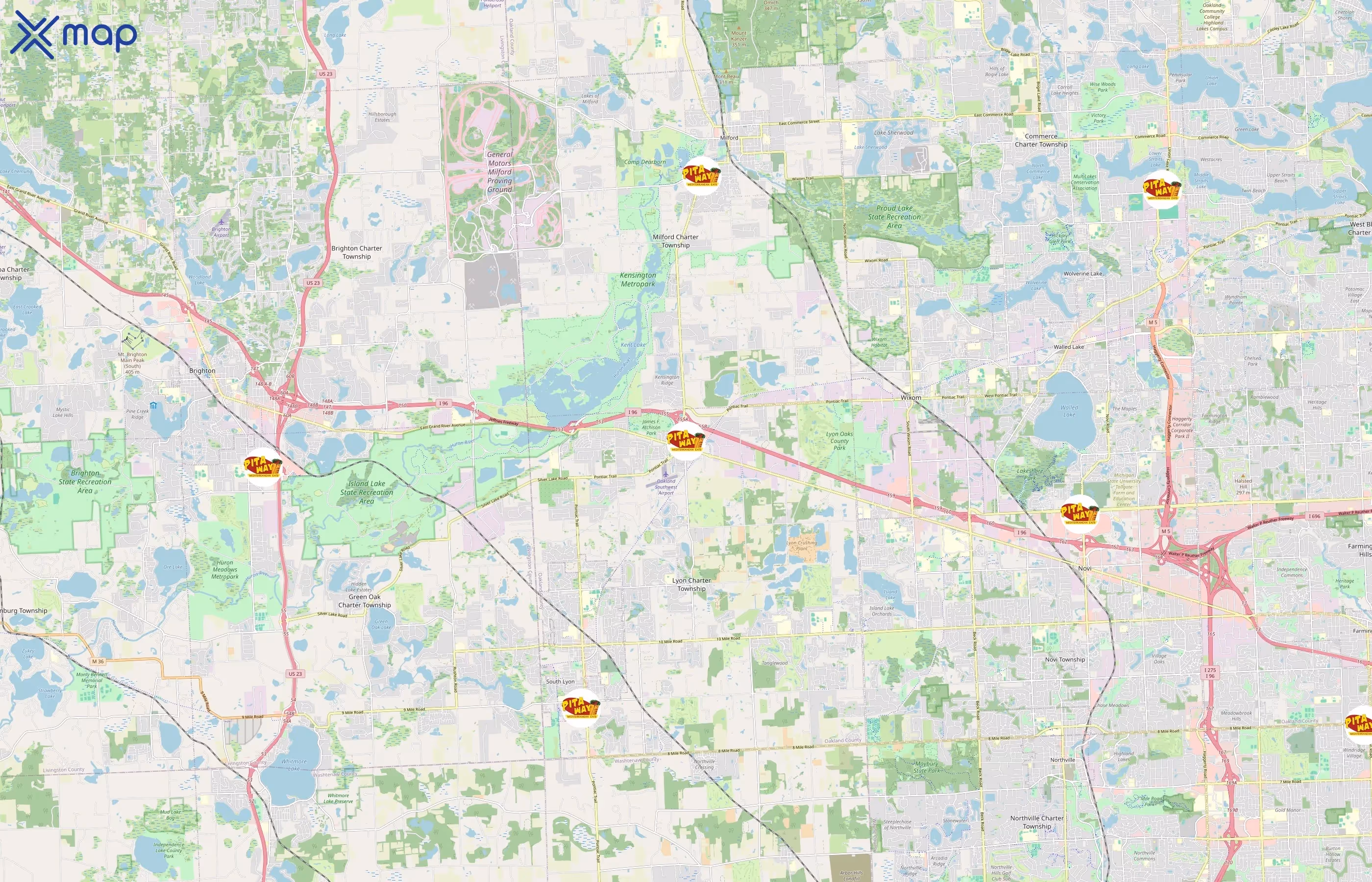 Pita Way area coverage