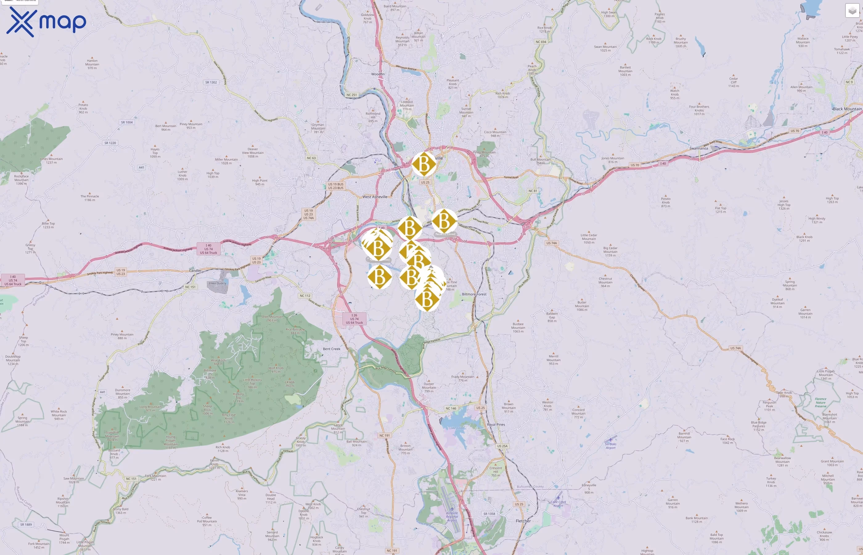 Biltmore Estate traffic data