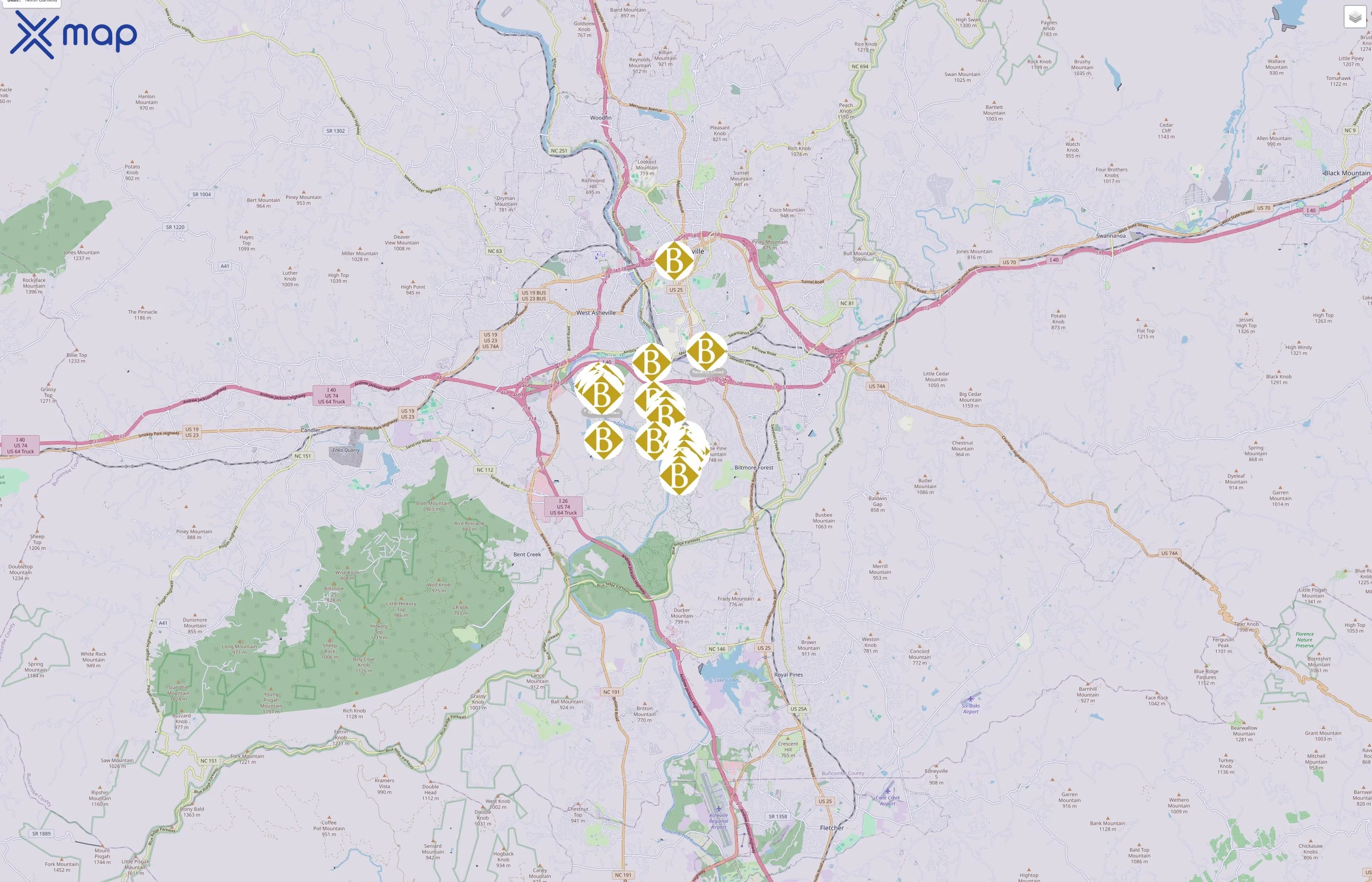 Biltmore Estate traffic data