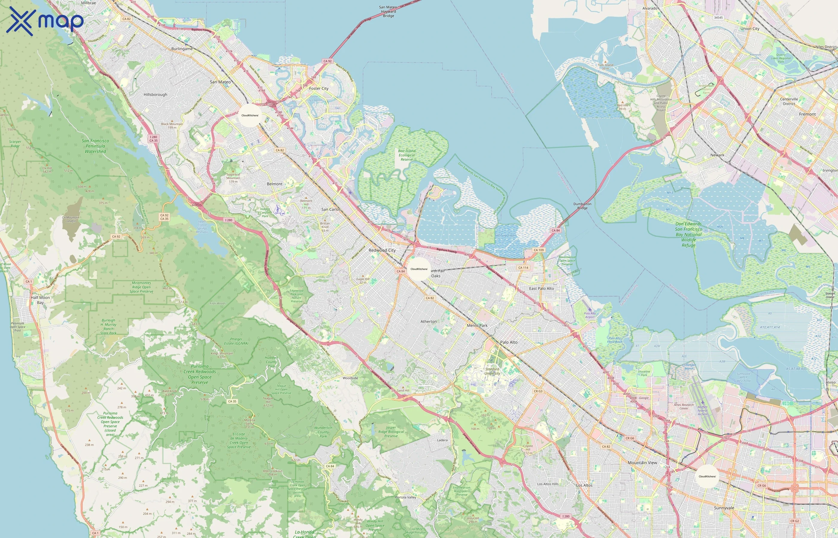 CloudKitchens area coverage