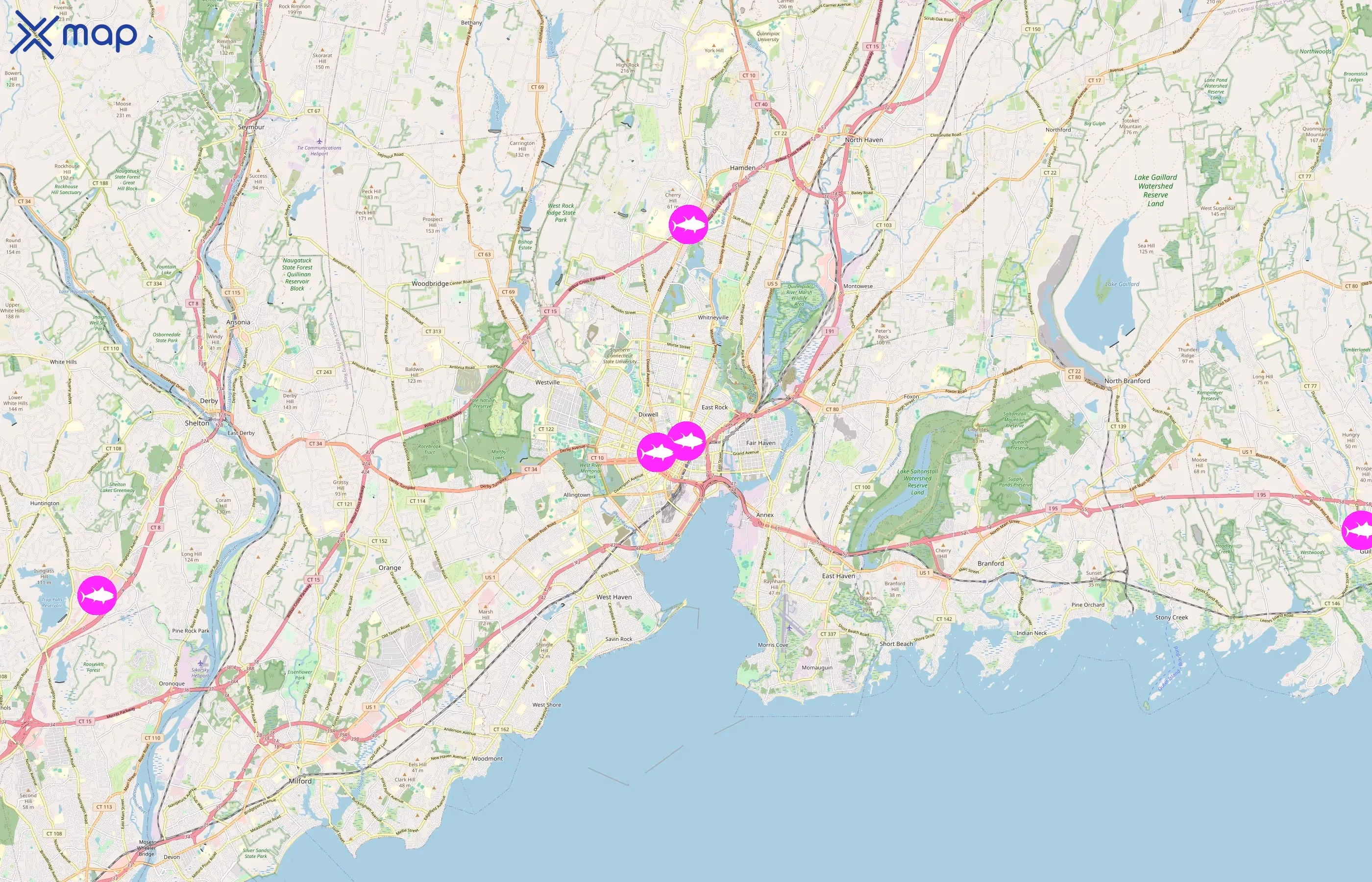 Pokémoto area coverage