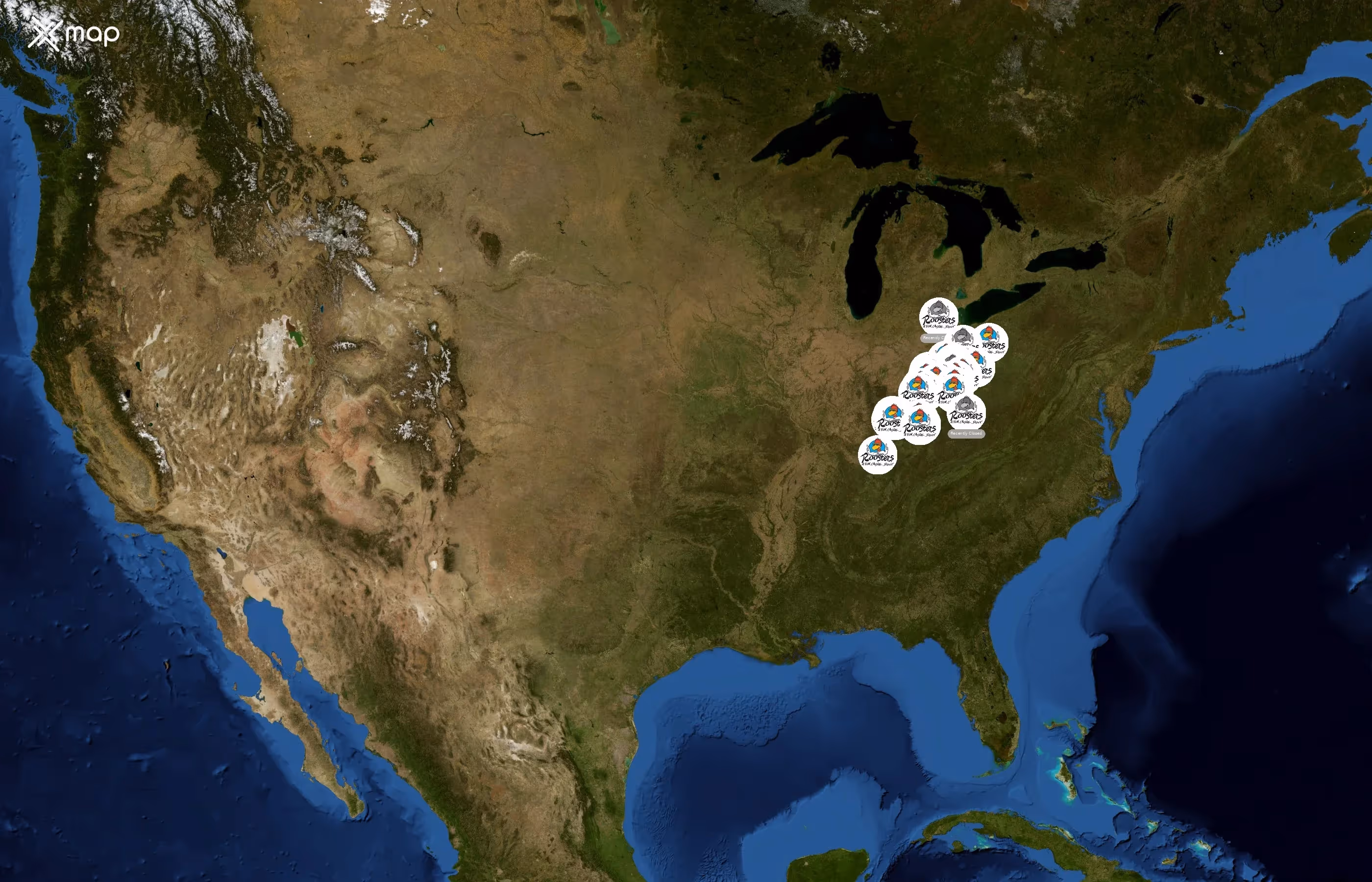 Roosters Wings state distribution