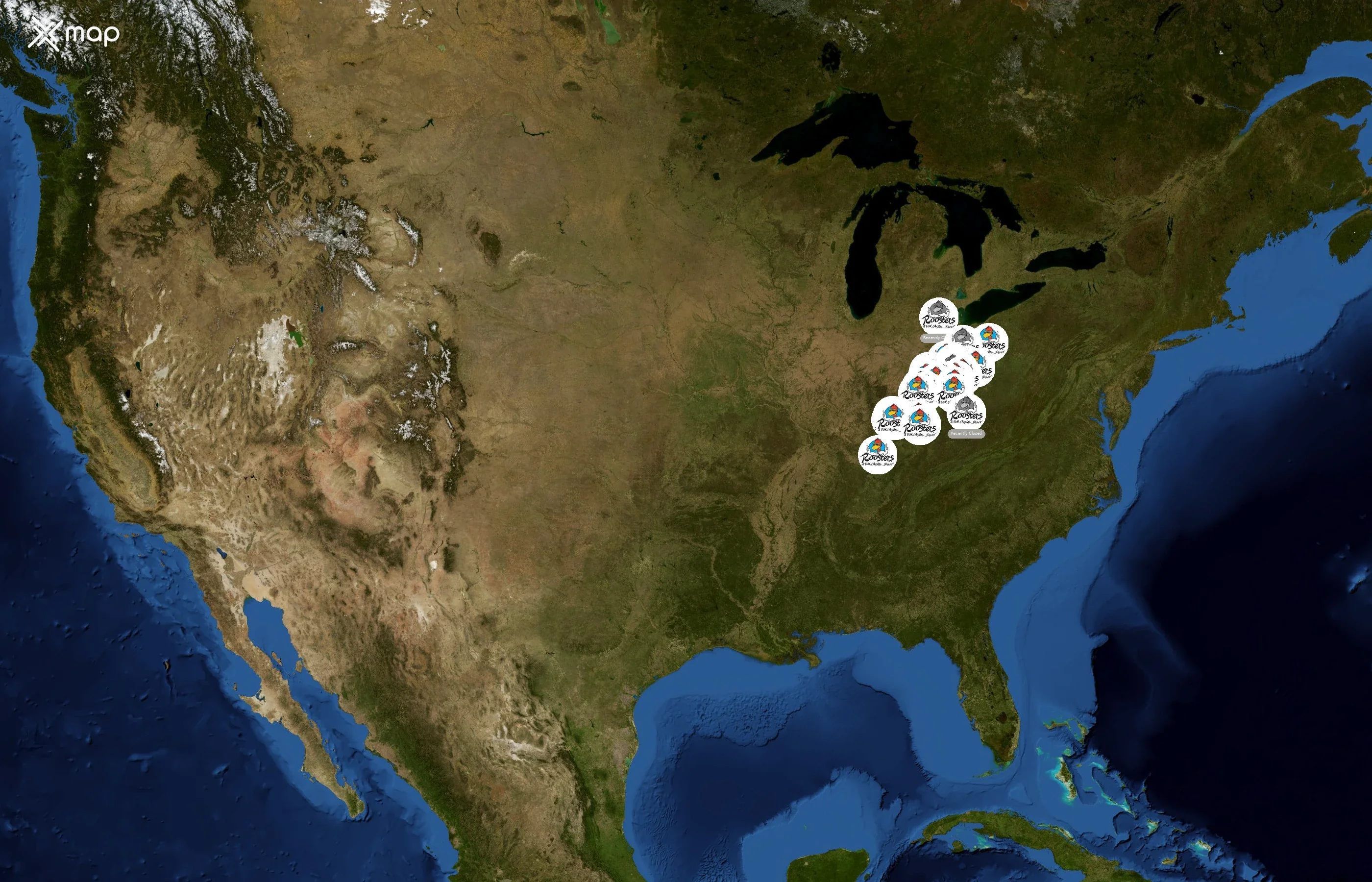 Roosters Wings state distribution