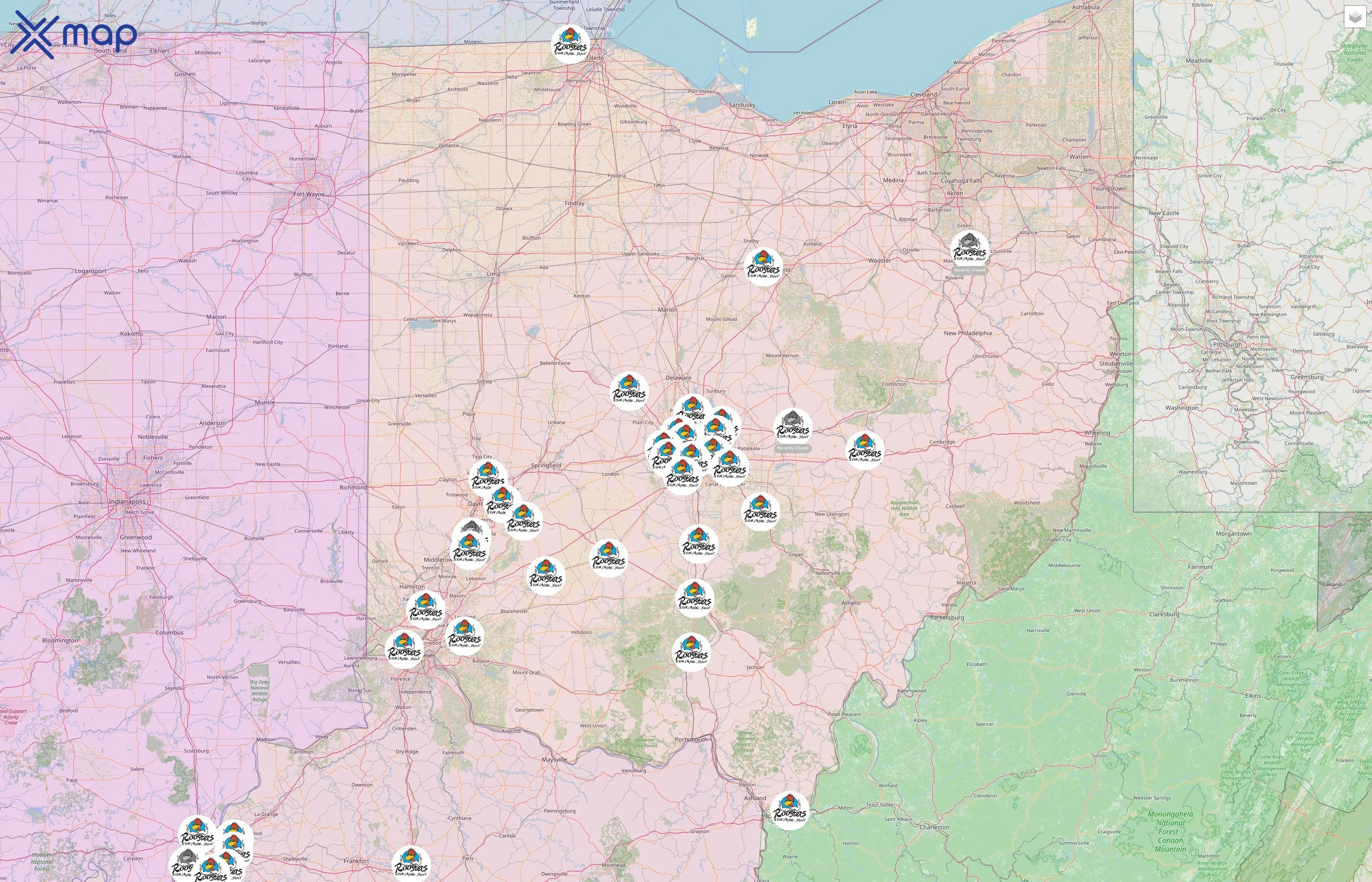 Roosters Wings street hotspots