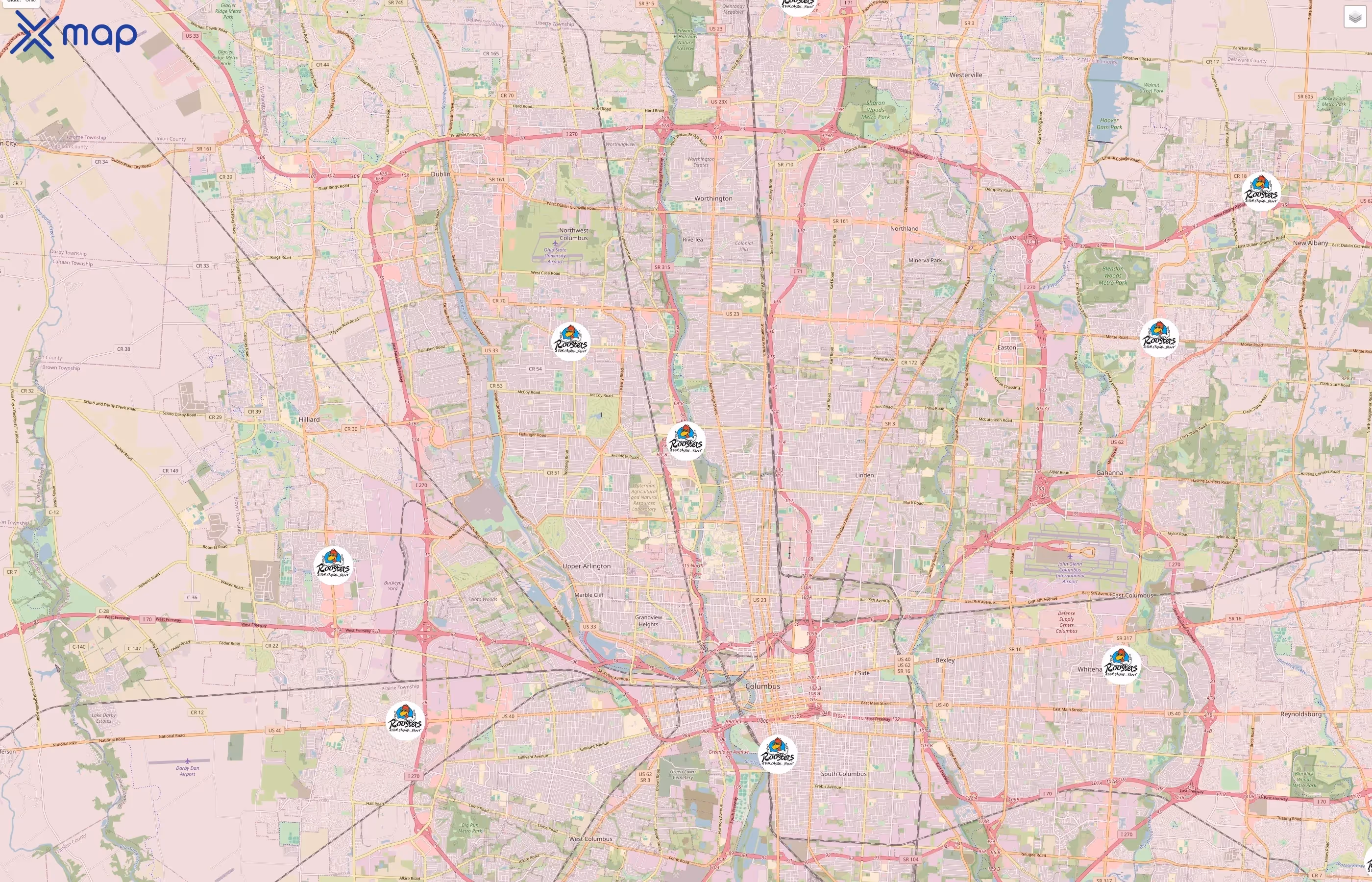 Roosters Wings traffic data