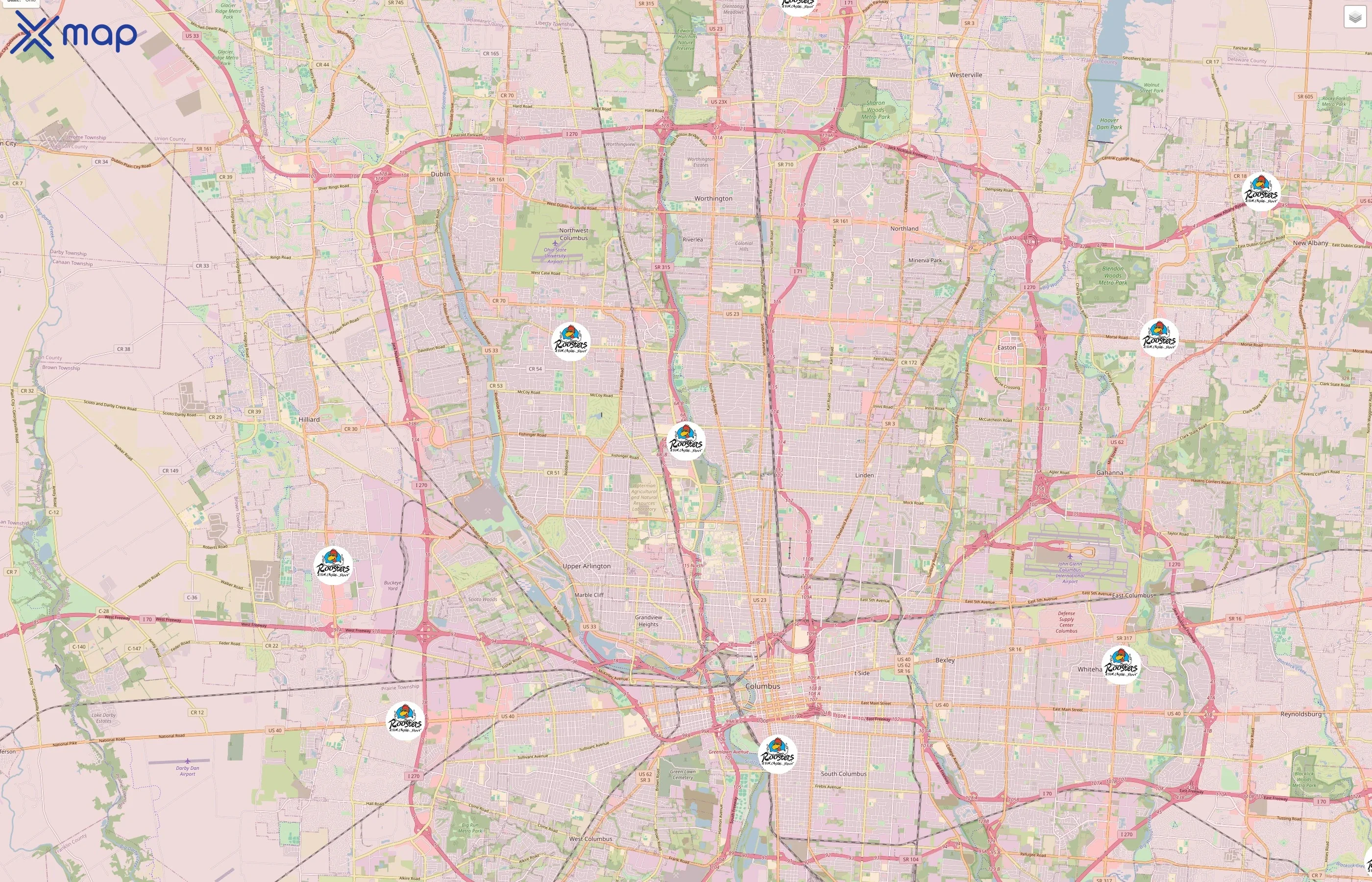 Roosters Wings traffic data