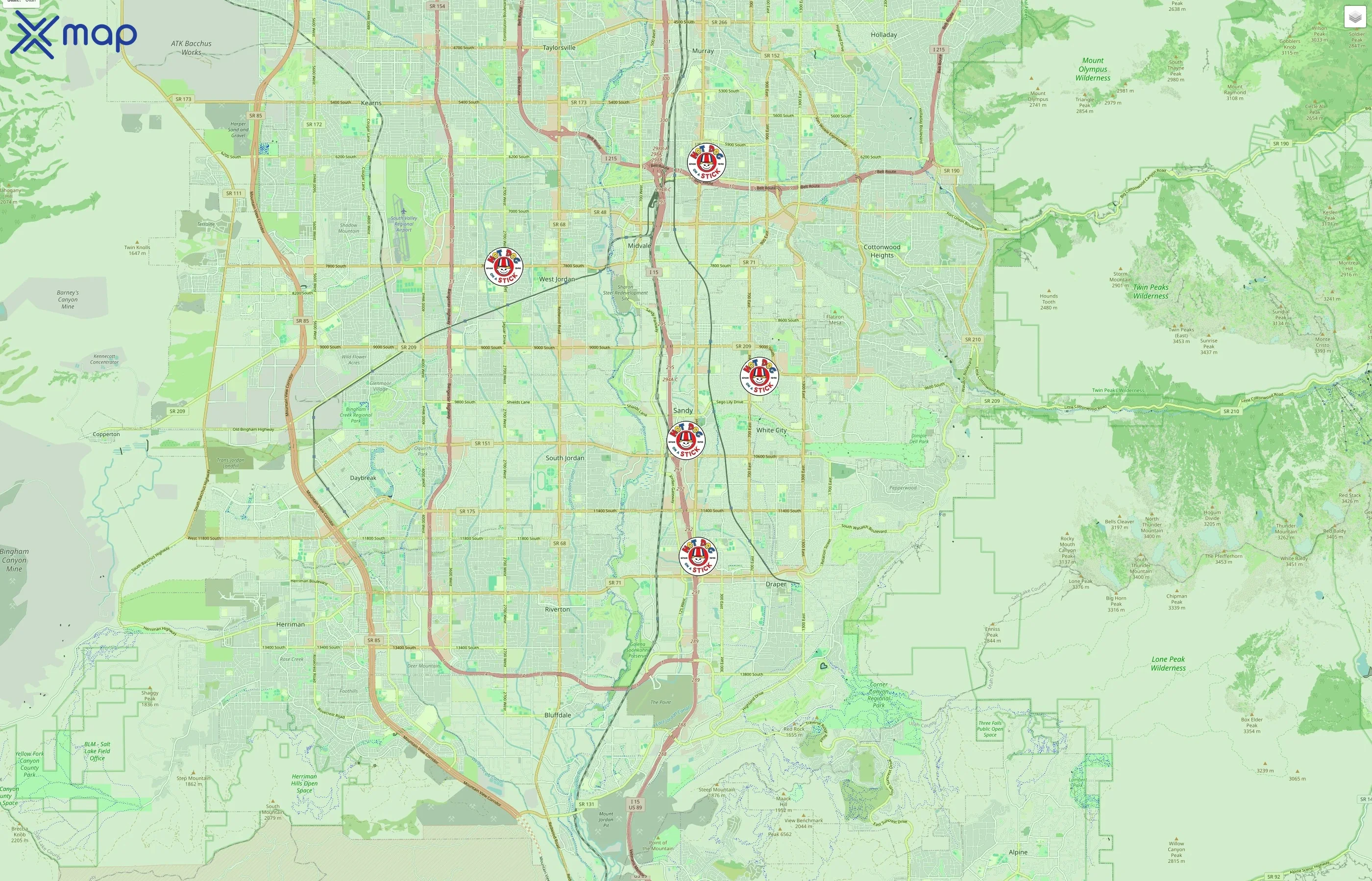 Hot Dog on a Stick traffic data