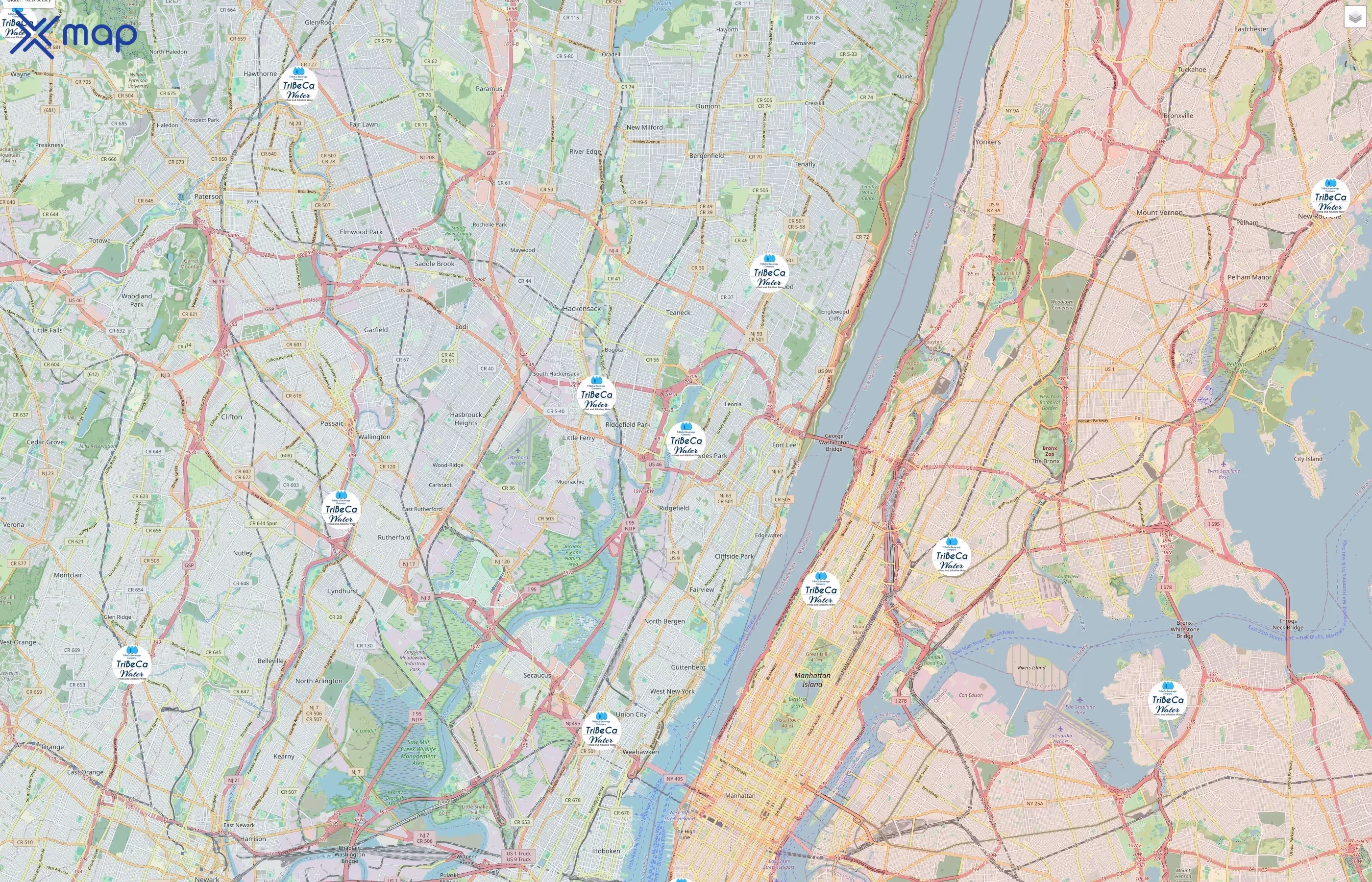 Tribeca Beverage Company traffic data
