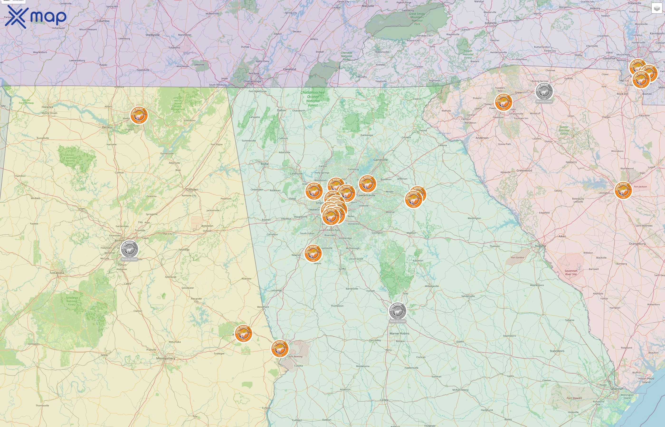 The Flying Biscuit Cafe street hotspots