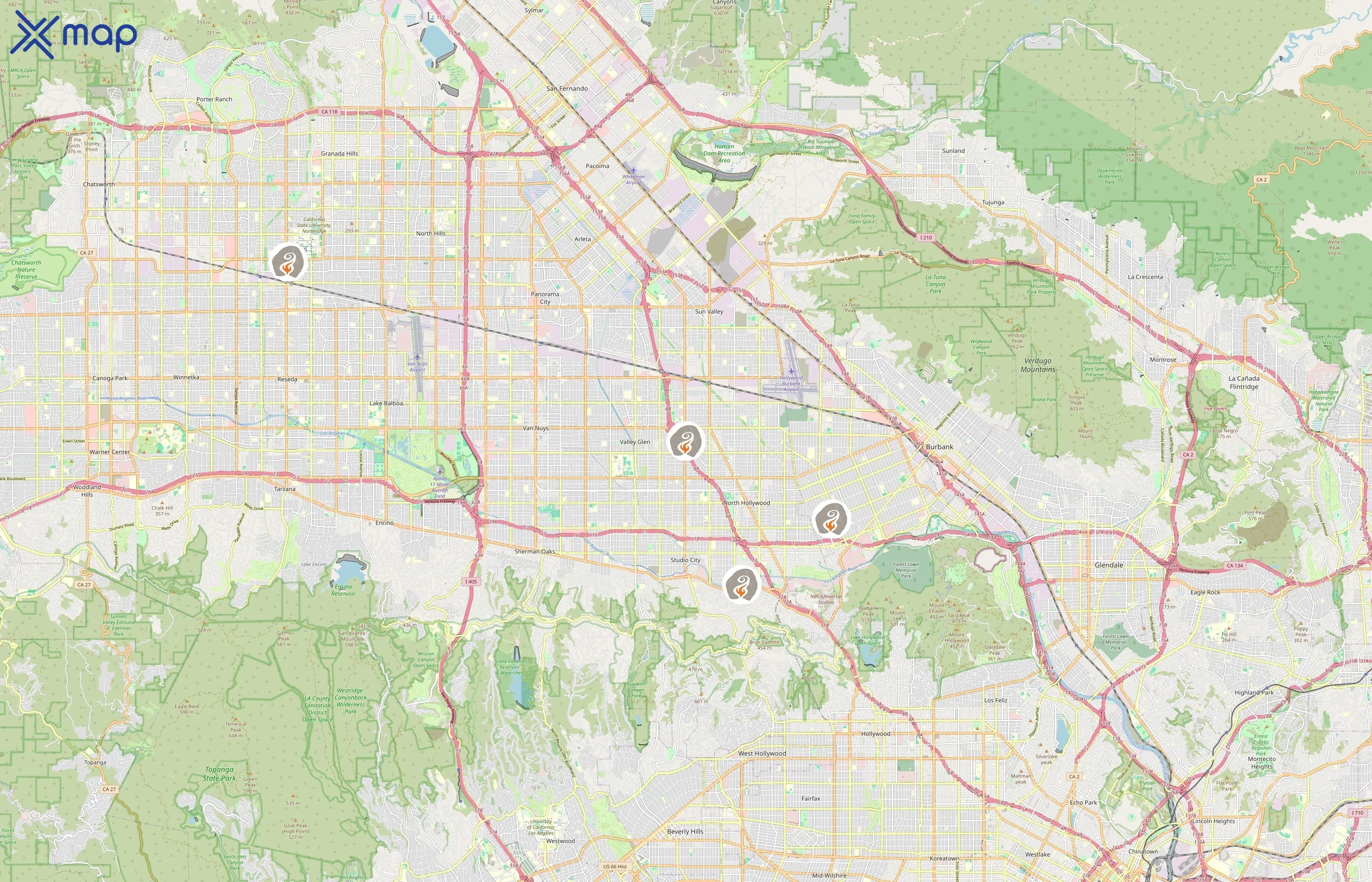 Urbane Cafe area coverage