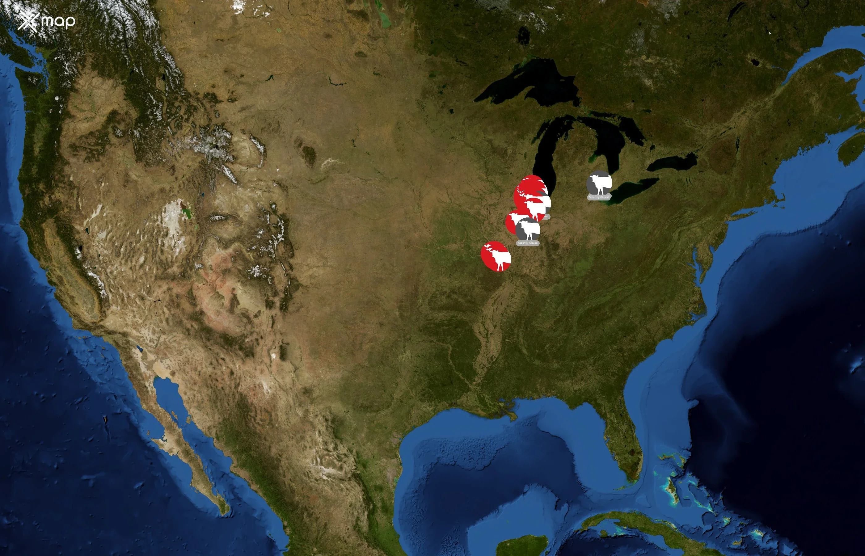 Oberweis Dairy state distribution