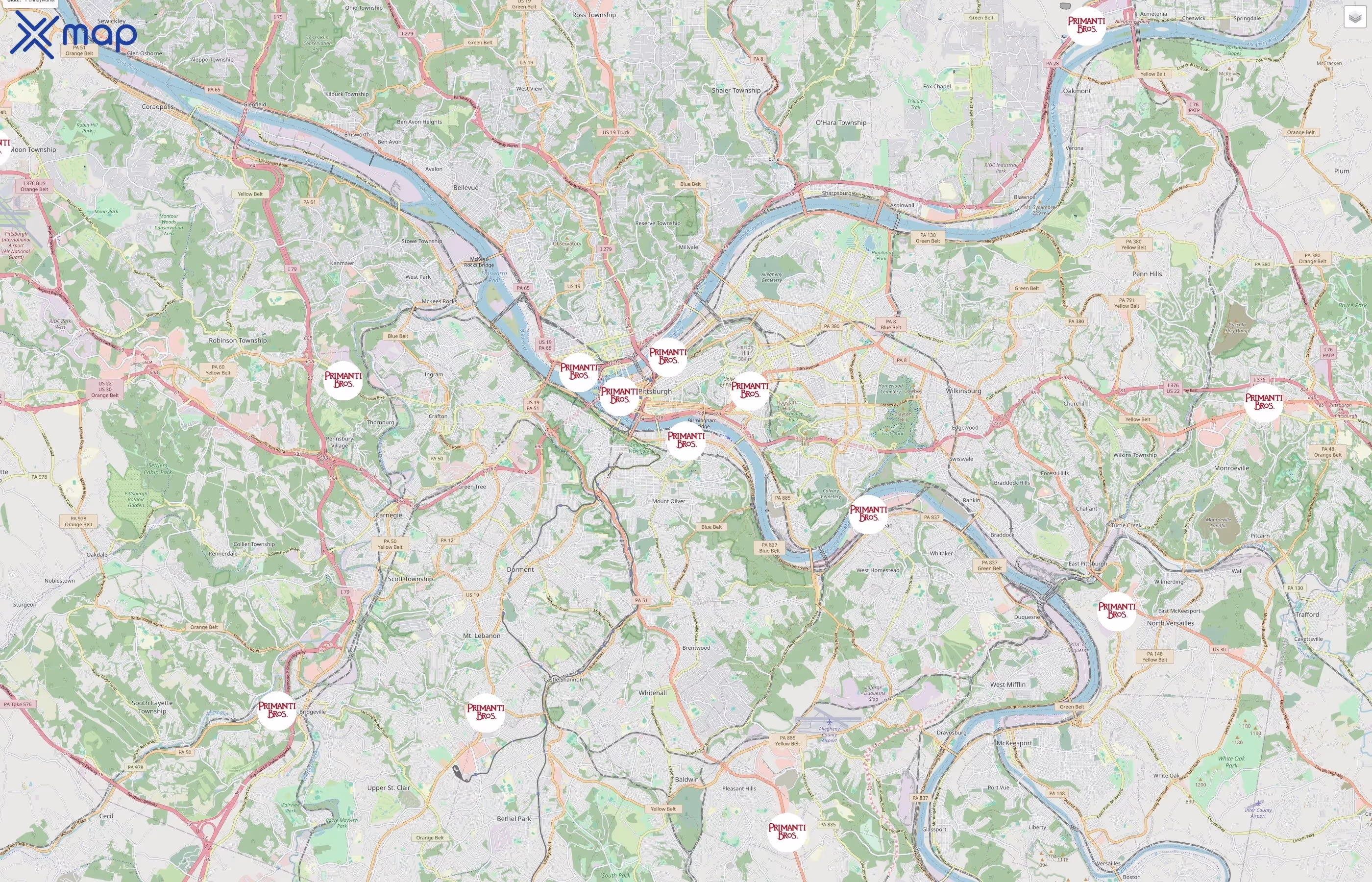 Primanti Bros. traffic data