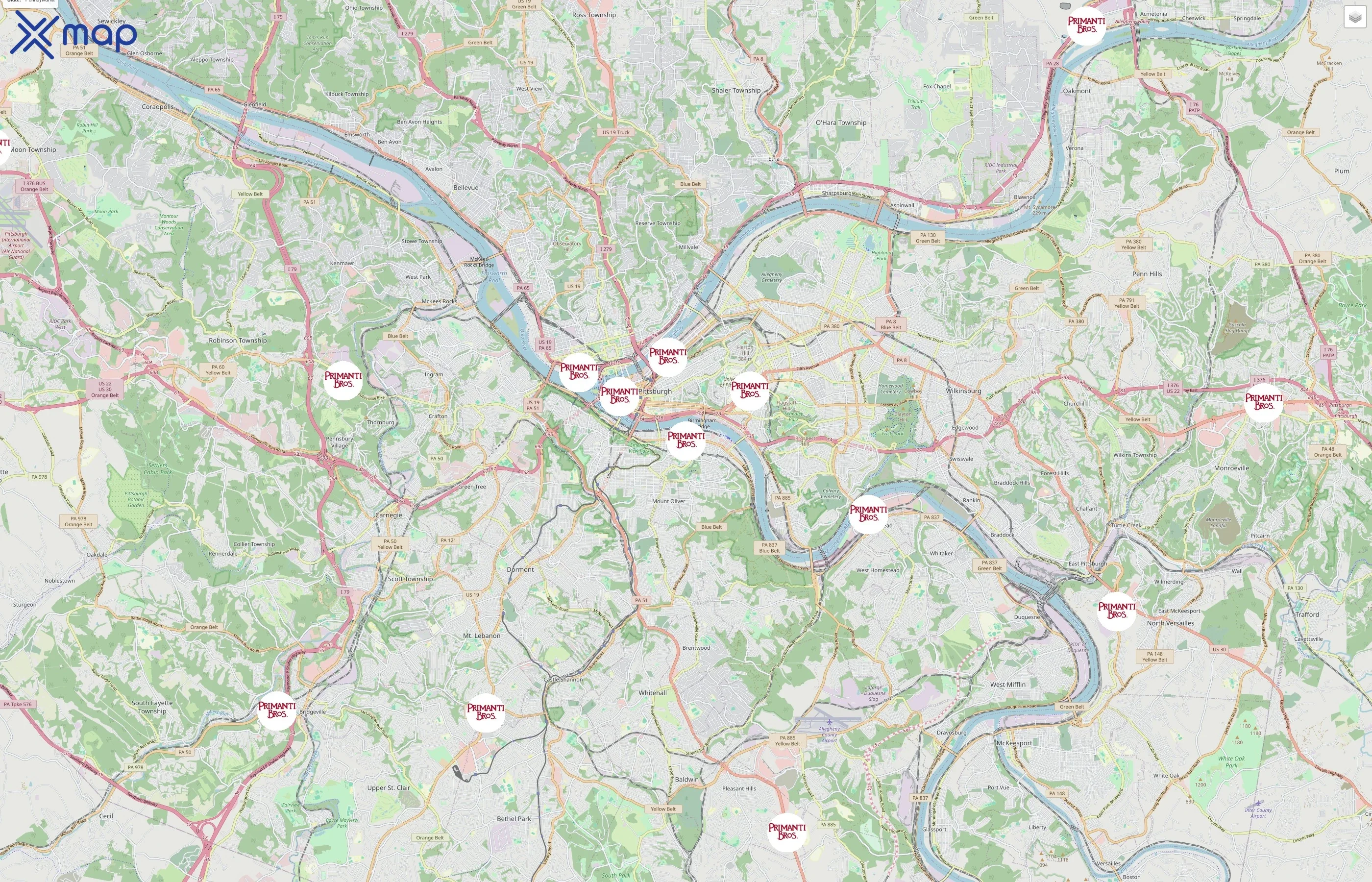 Primanti Bros. traffic data