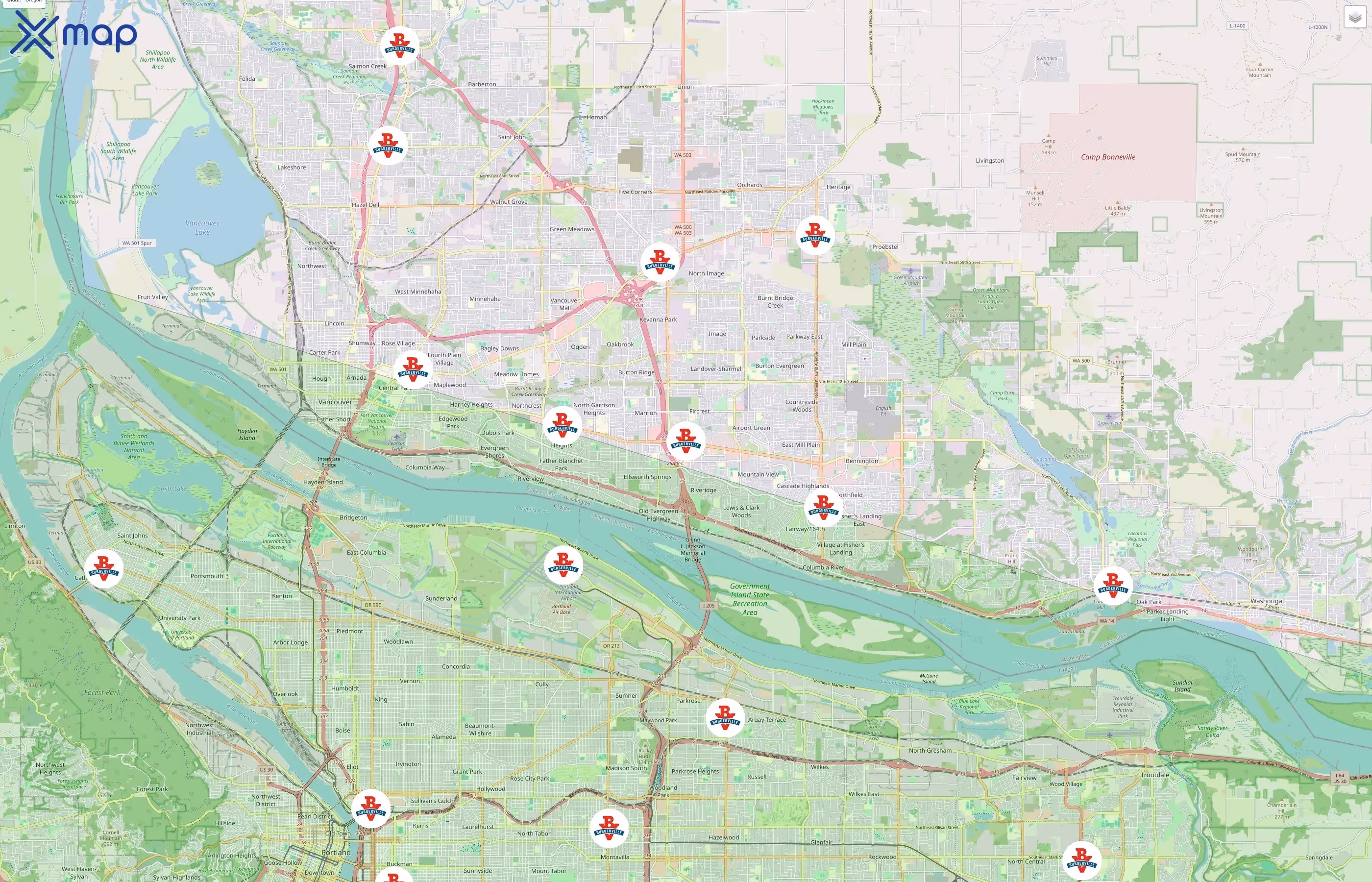 Burgerville traffic data