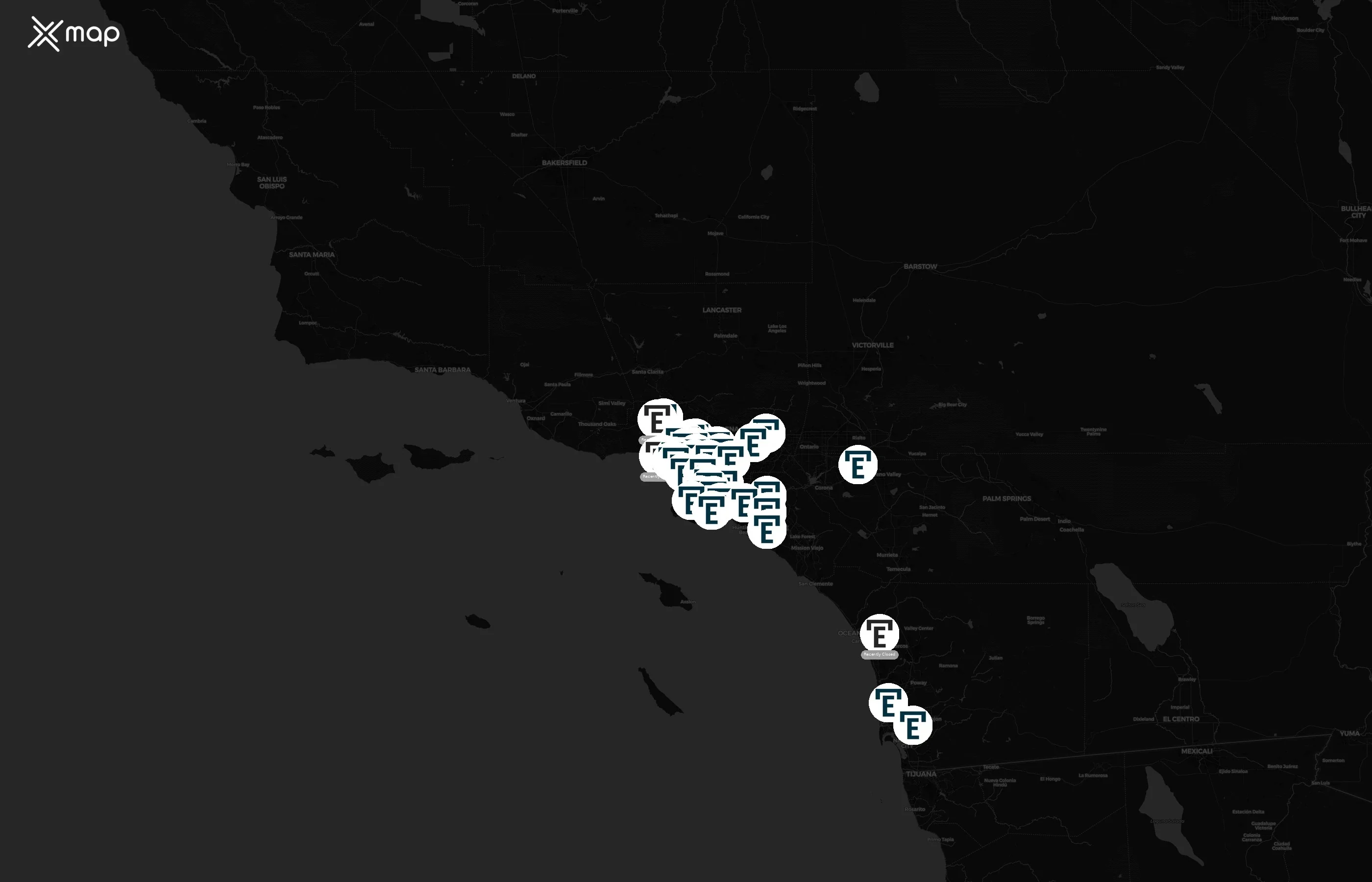 Everytable city distribution