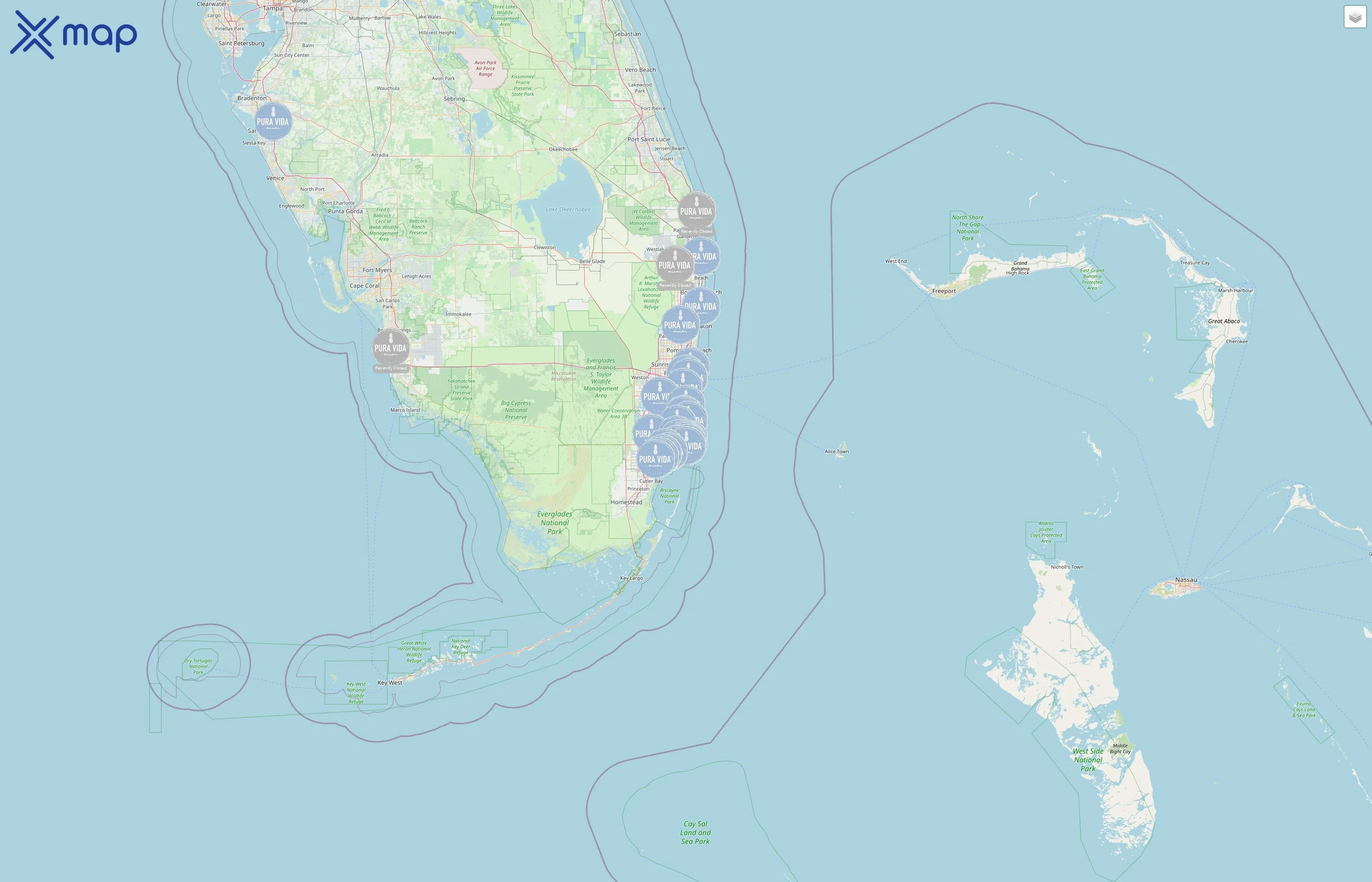 Pura Vida Miami street hotspots