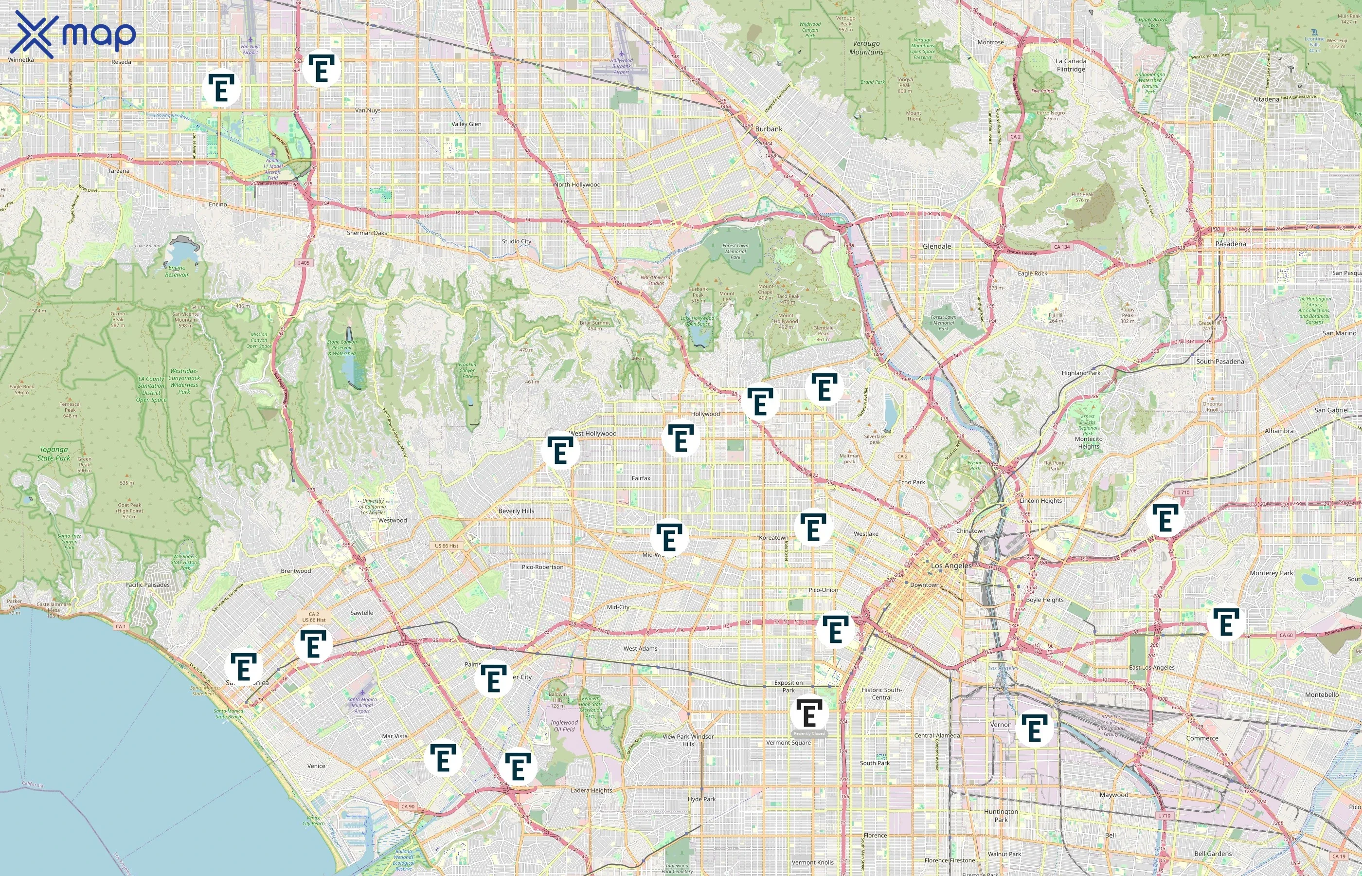 Everytable area coverage