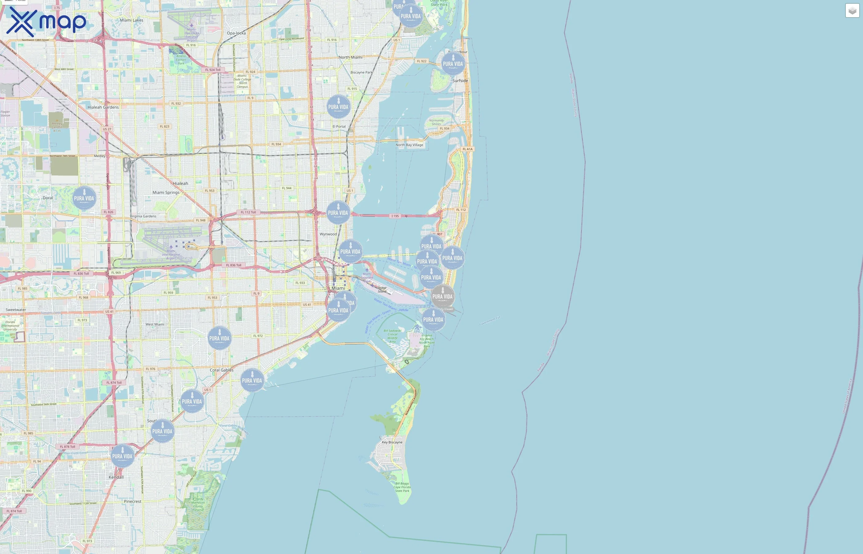 Pura Vida Miami traffic data