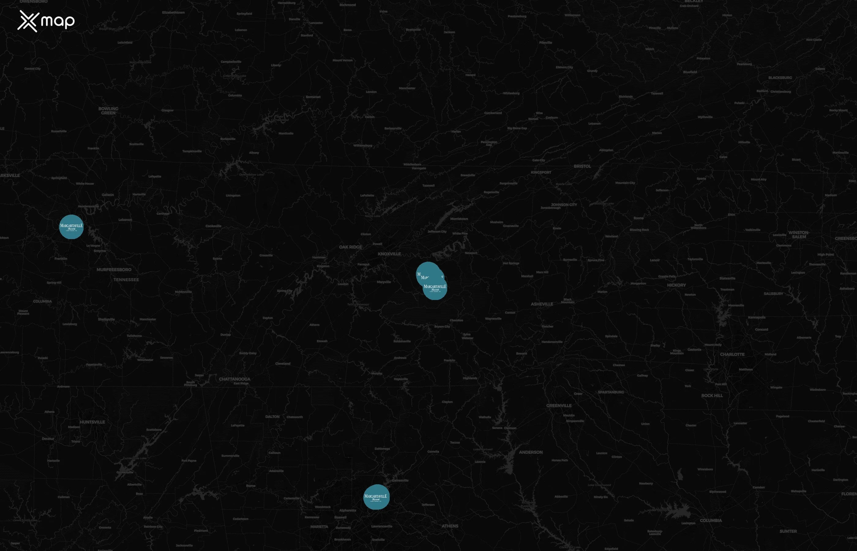 Margaritaville Resorts & Hotels city distribution