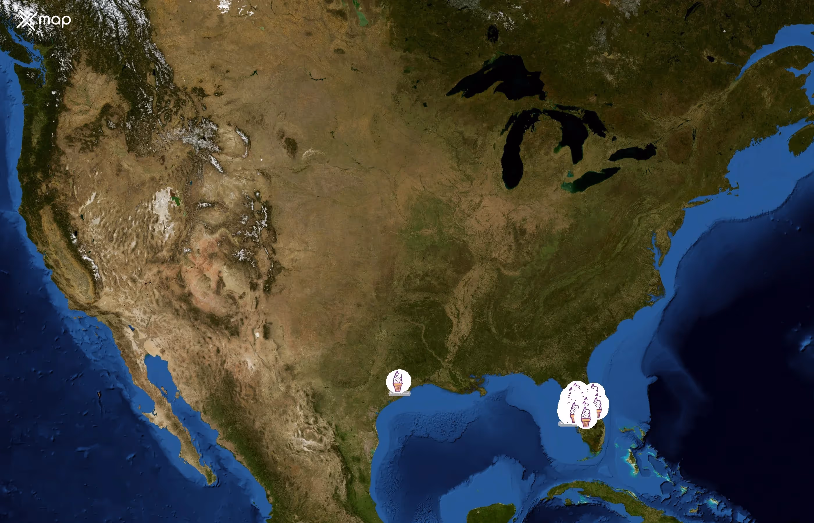 Twistee Treat state distribution