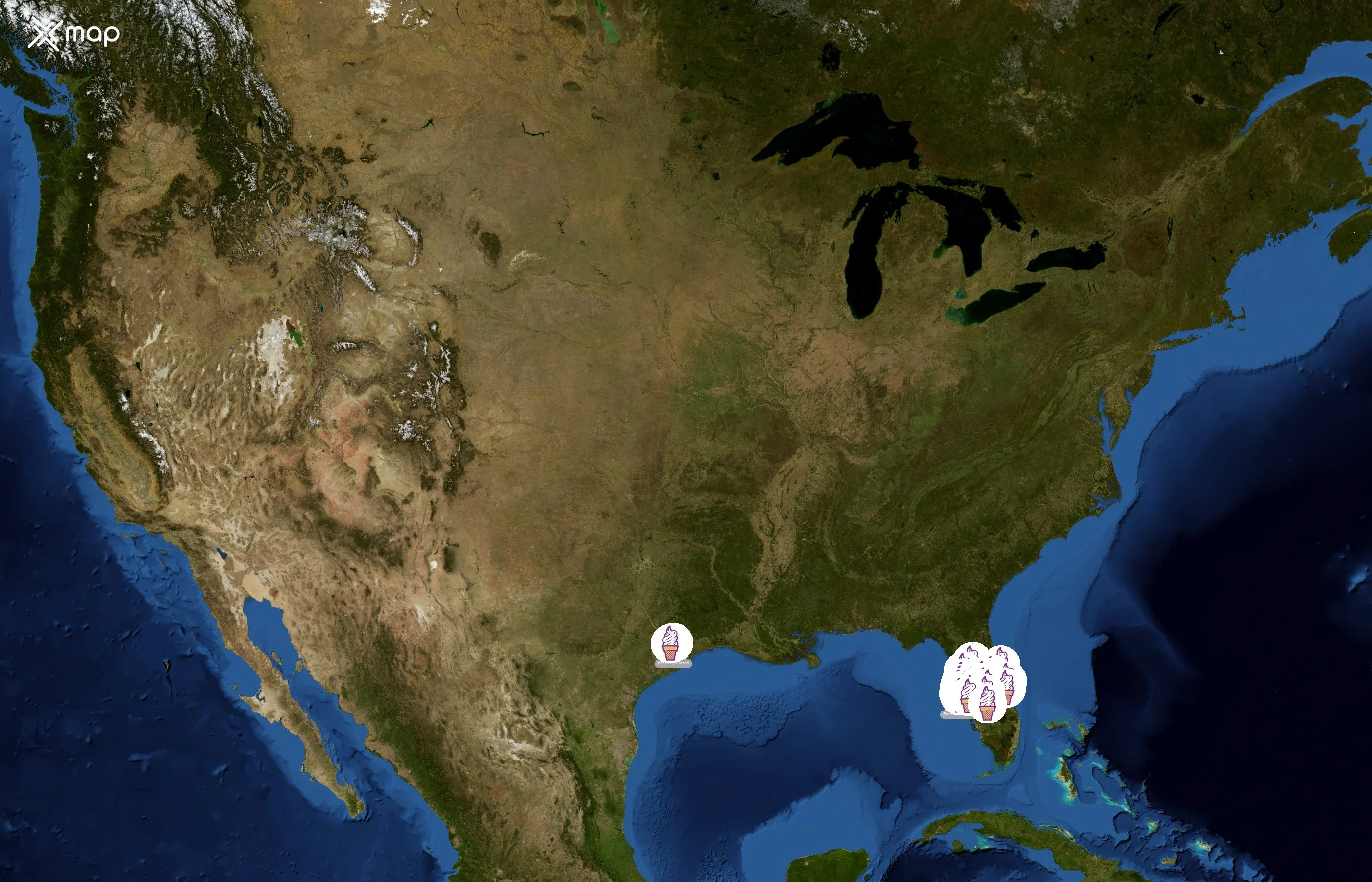 Twistee Treat state distribution