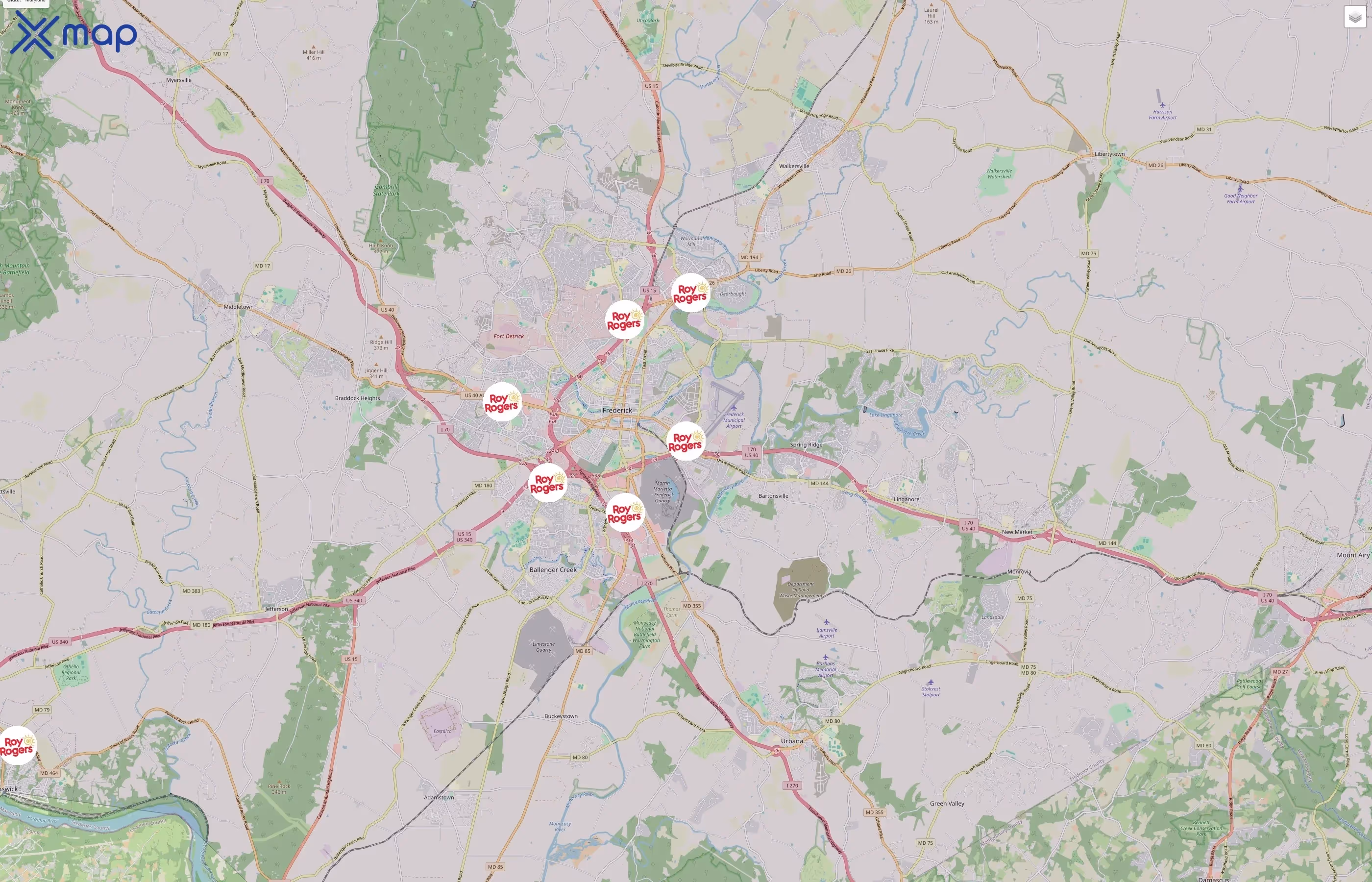 Roy Rogers traffic data