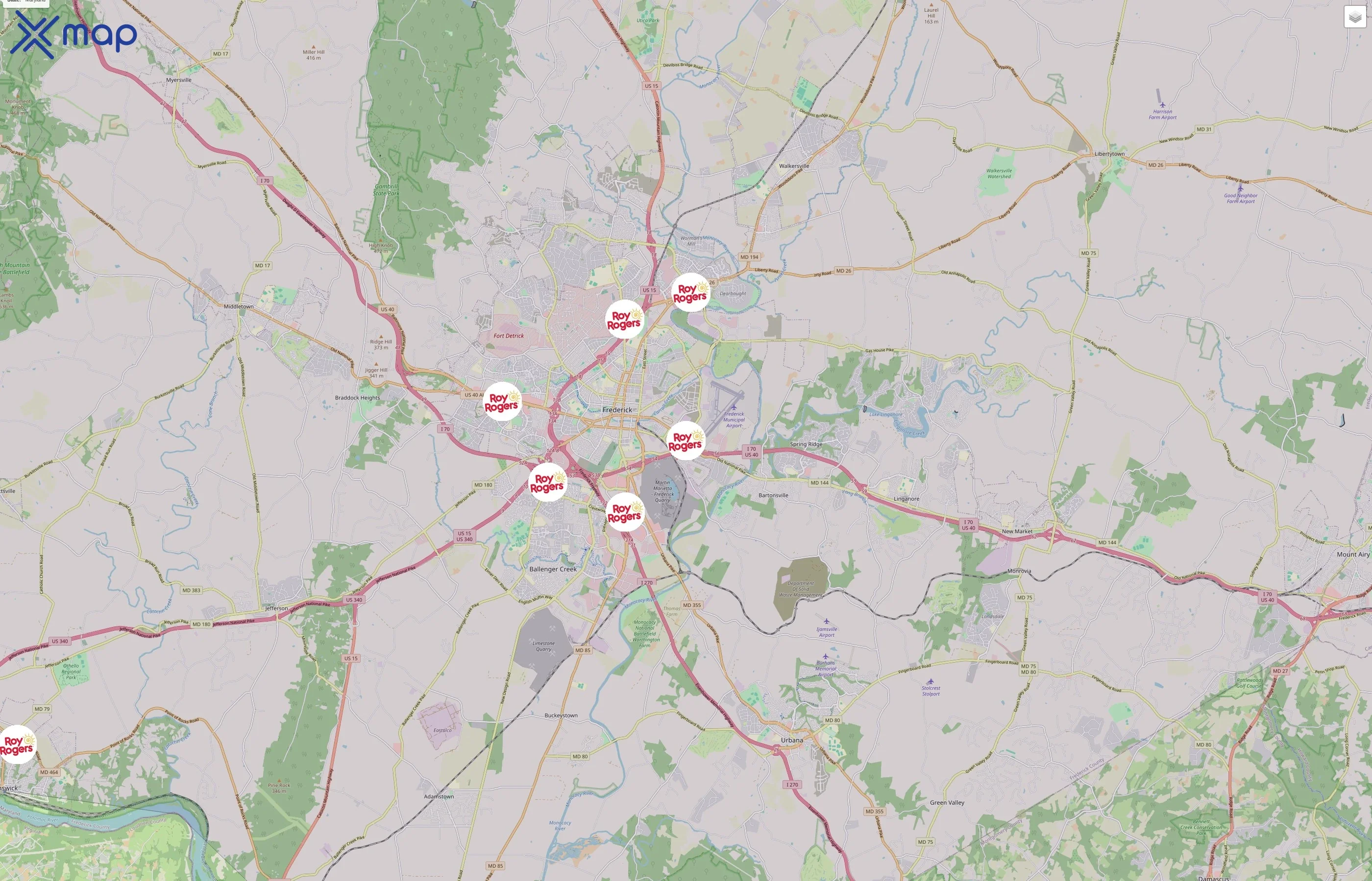 Roy Rogers traffic data