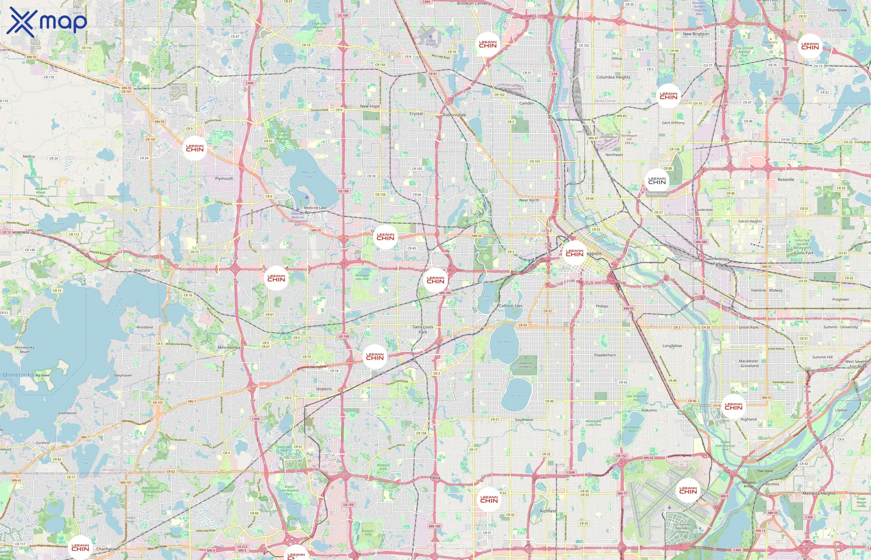 Leeann Chin area coverage