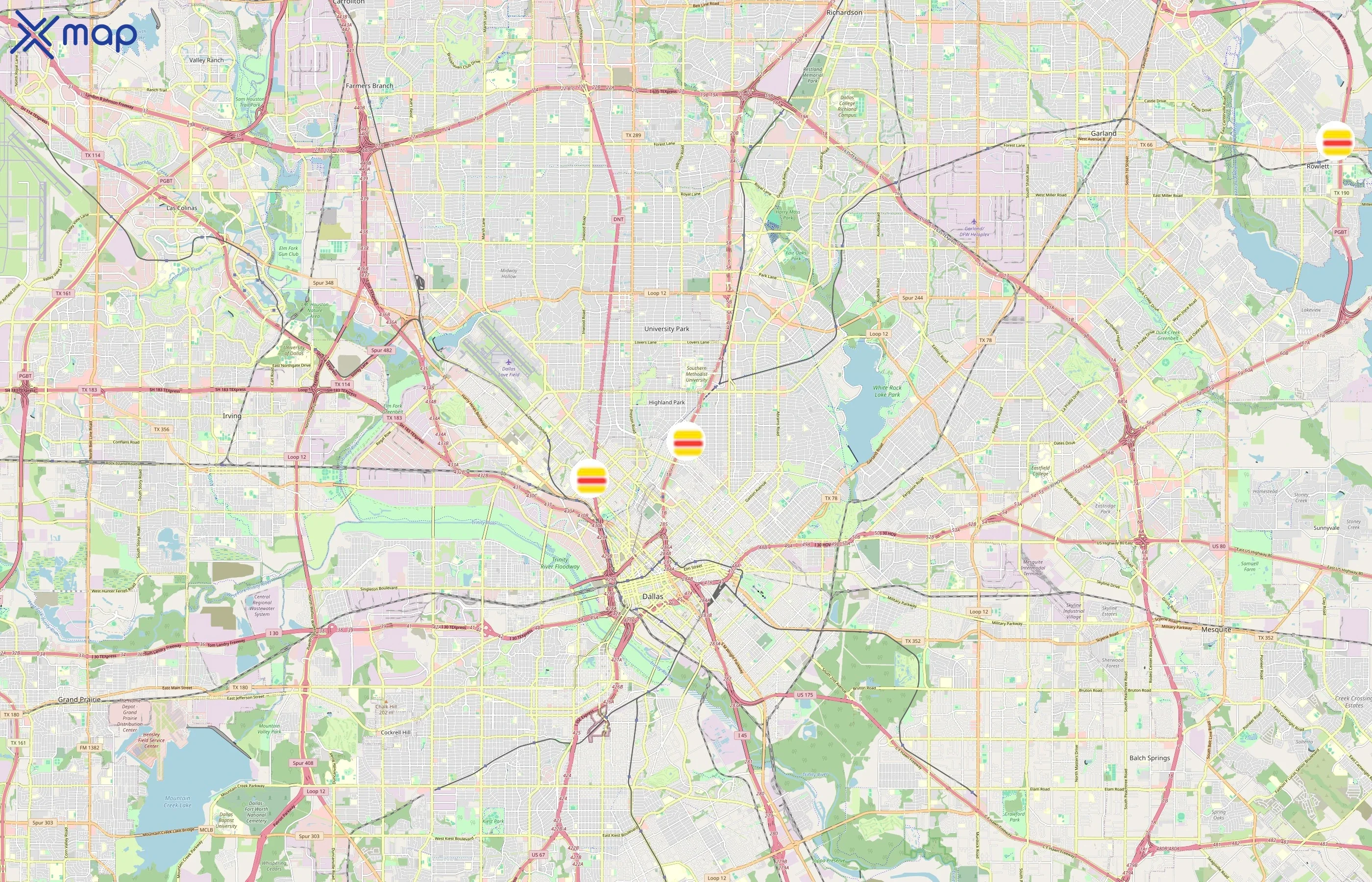 Big Deal Burger area coverage