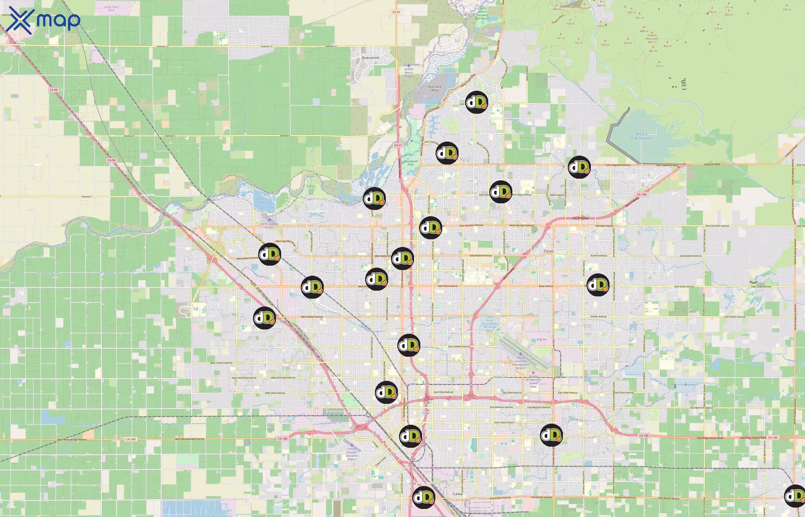 Deli Delicious area coverage