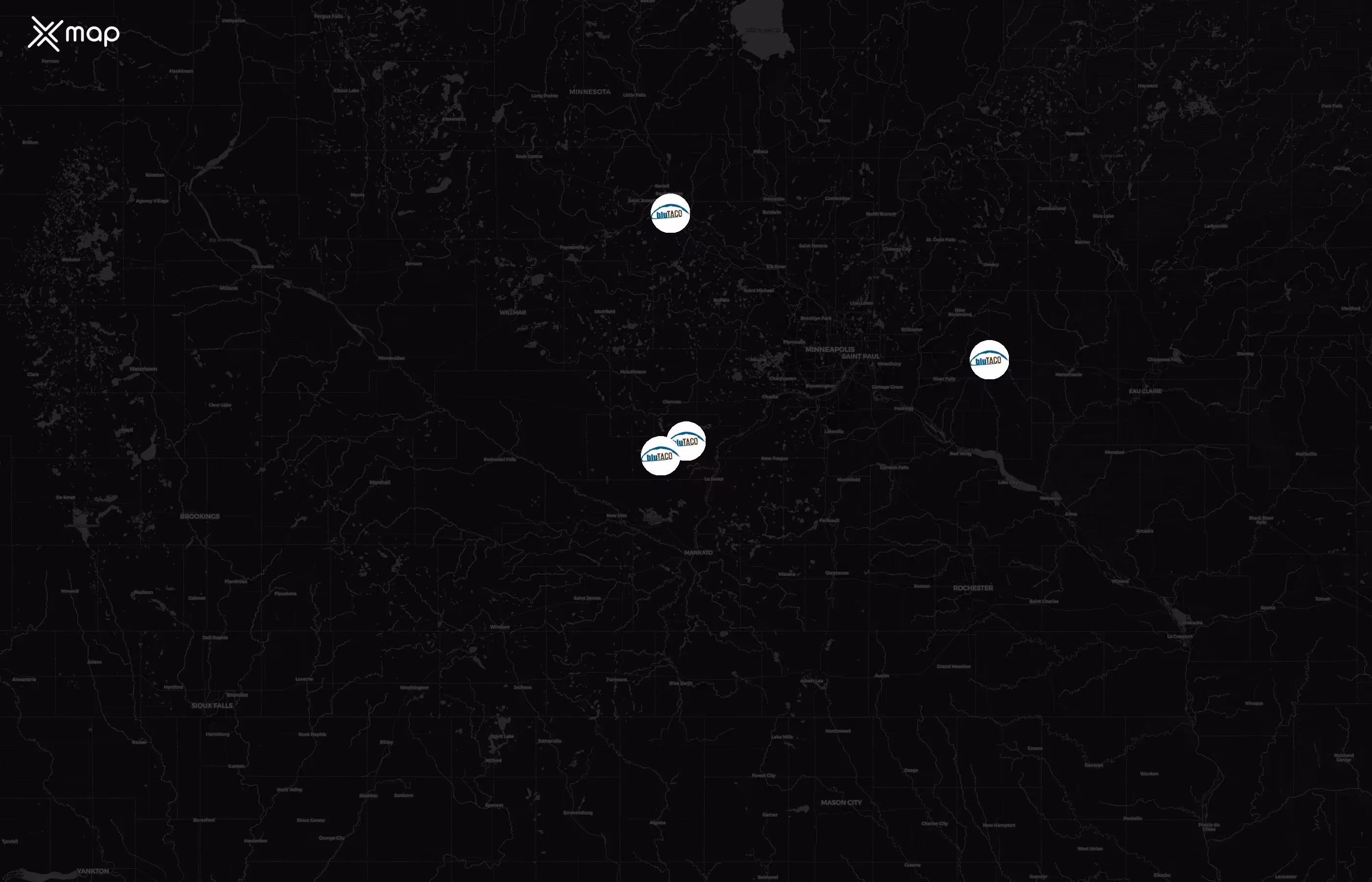 BluTaco city distribution
