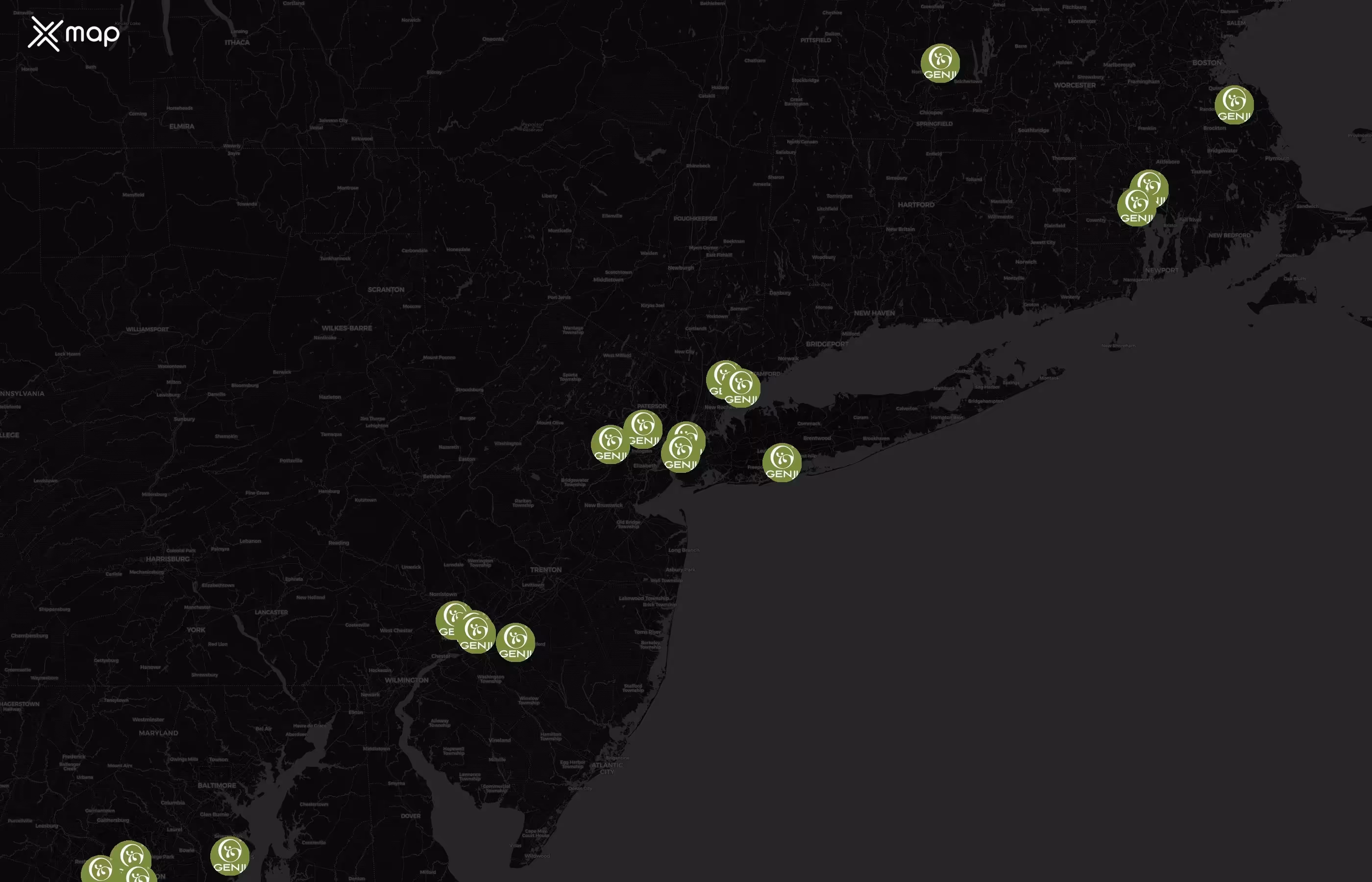 Genji city distribution