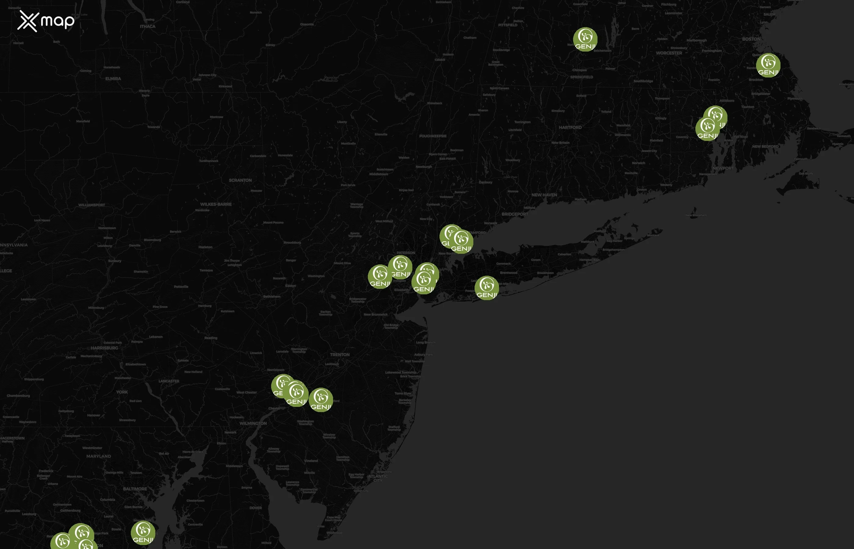 Genji city distribution