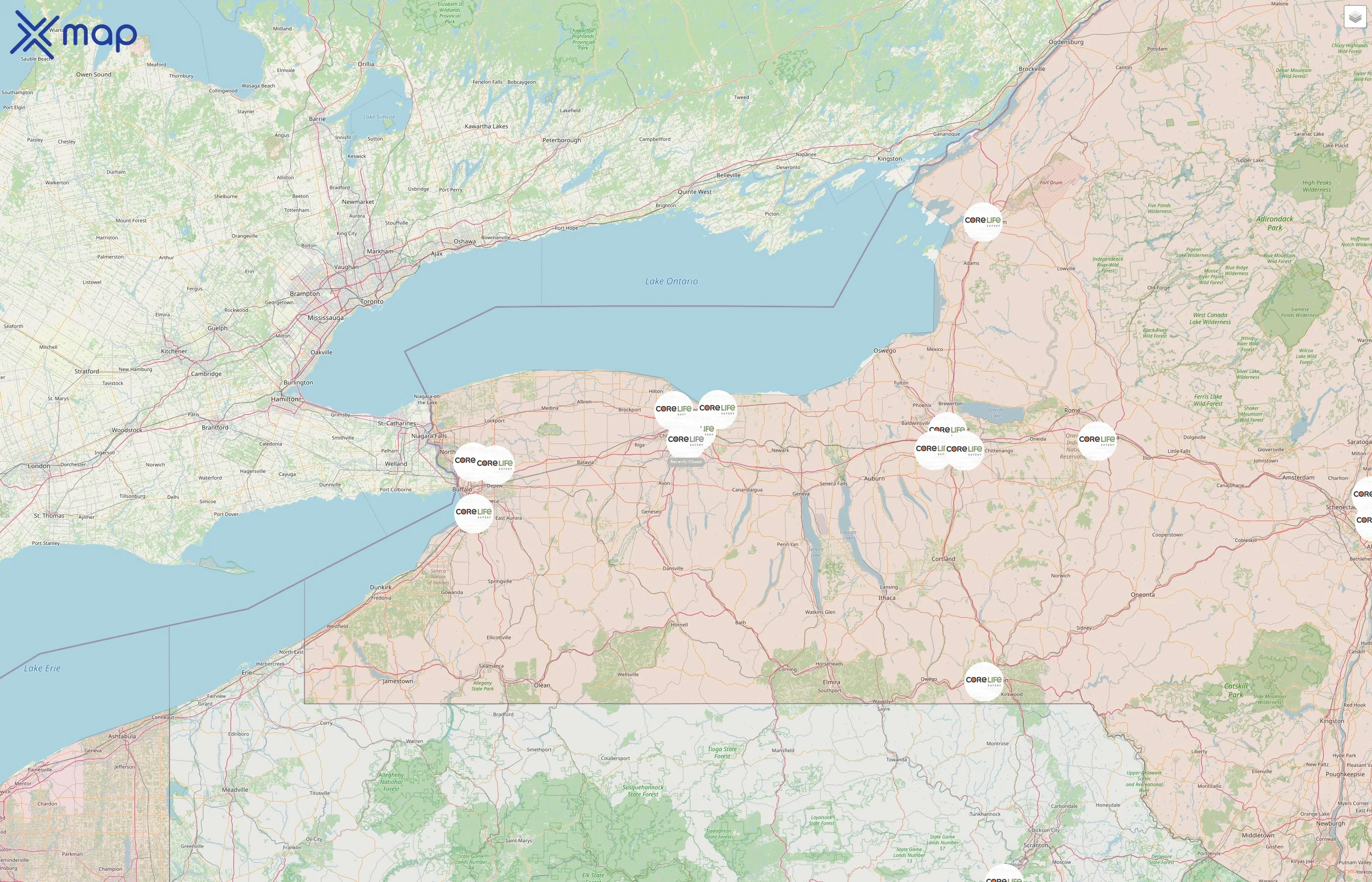 CoreLife Eatery street hotspots