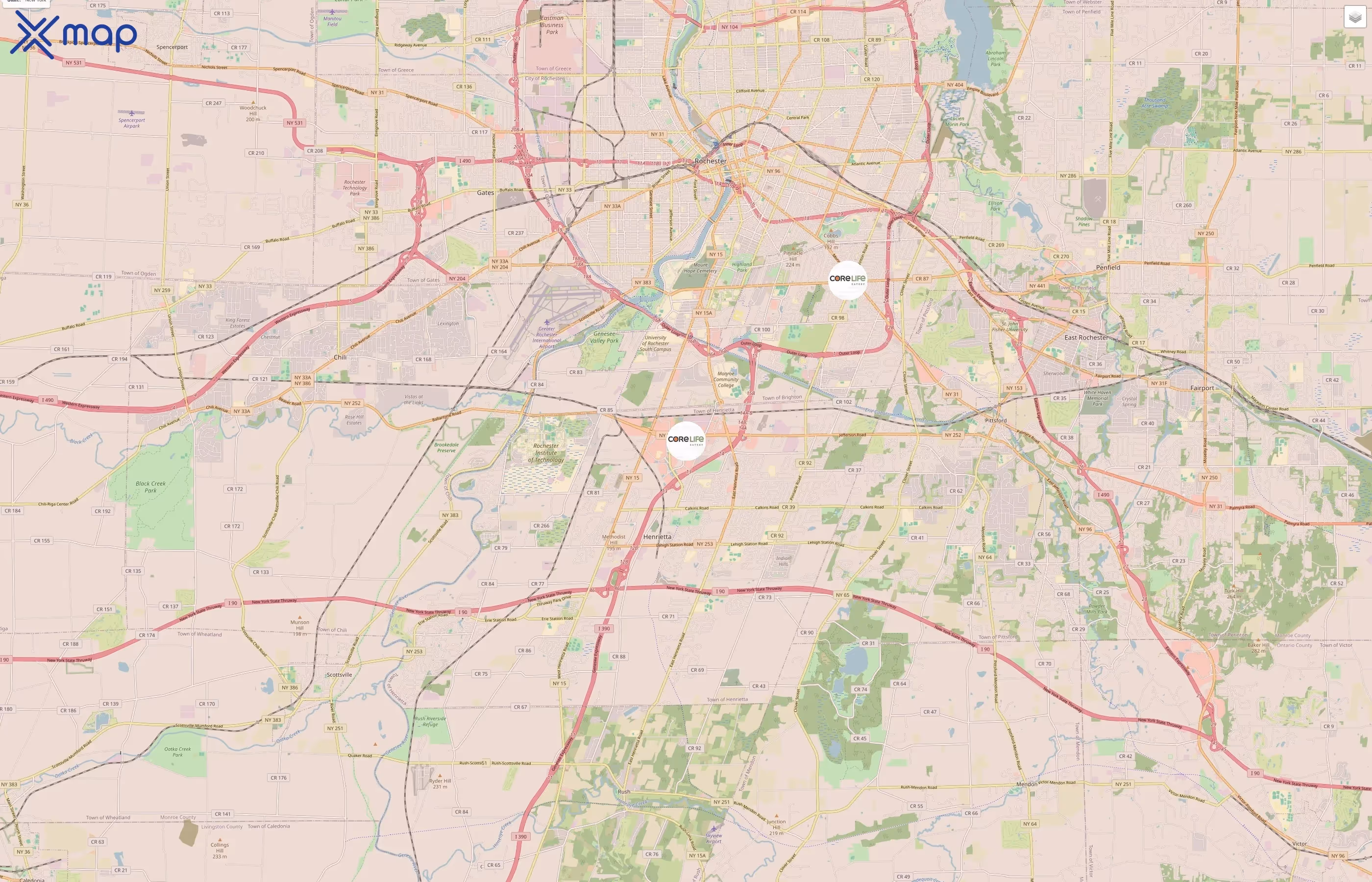 CoreLife Eatery traffic data