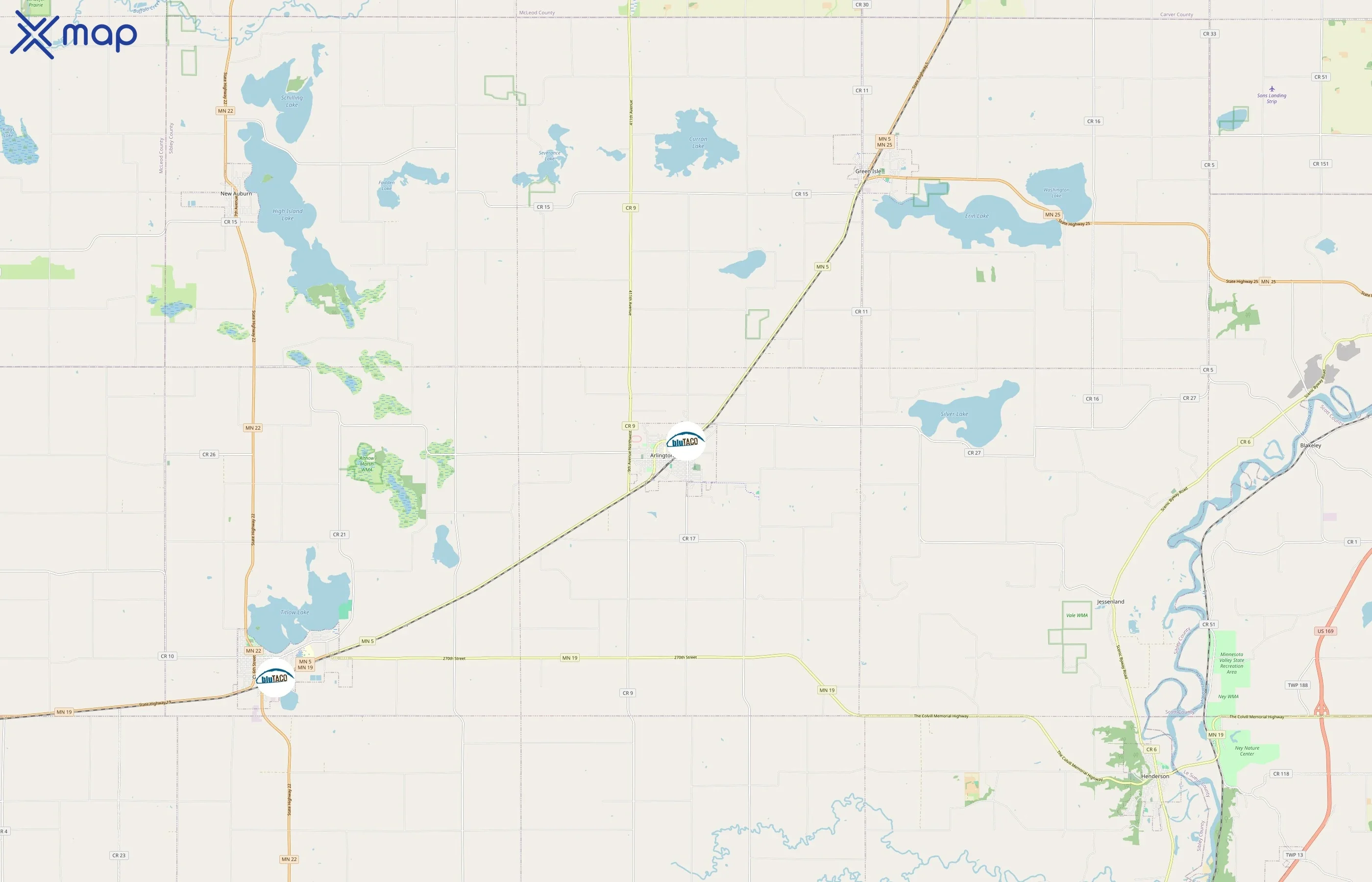 BluTaco area coverage