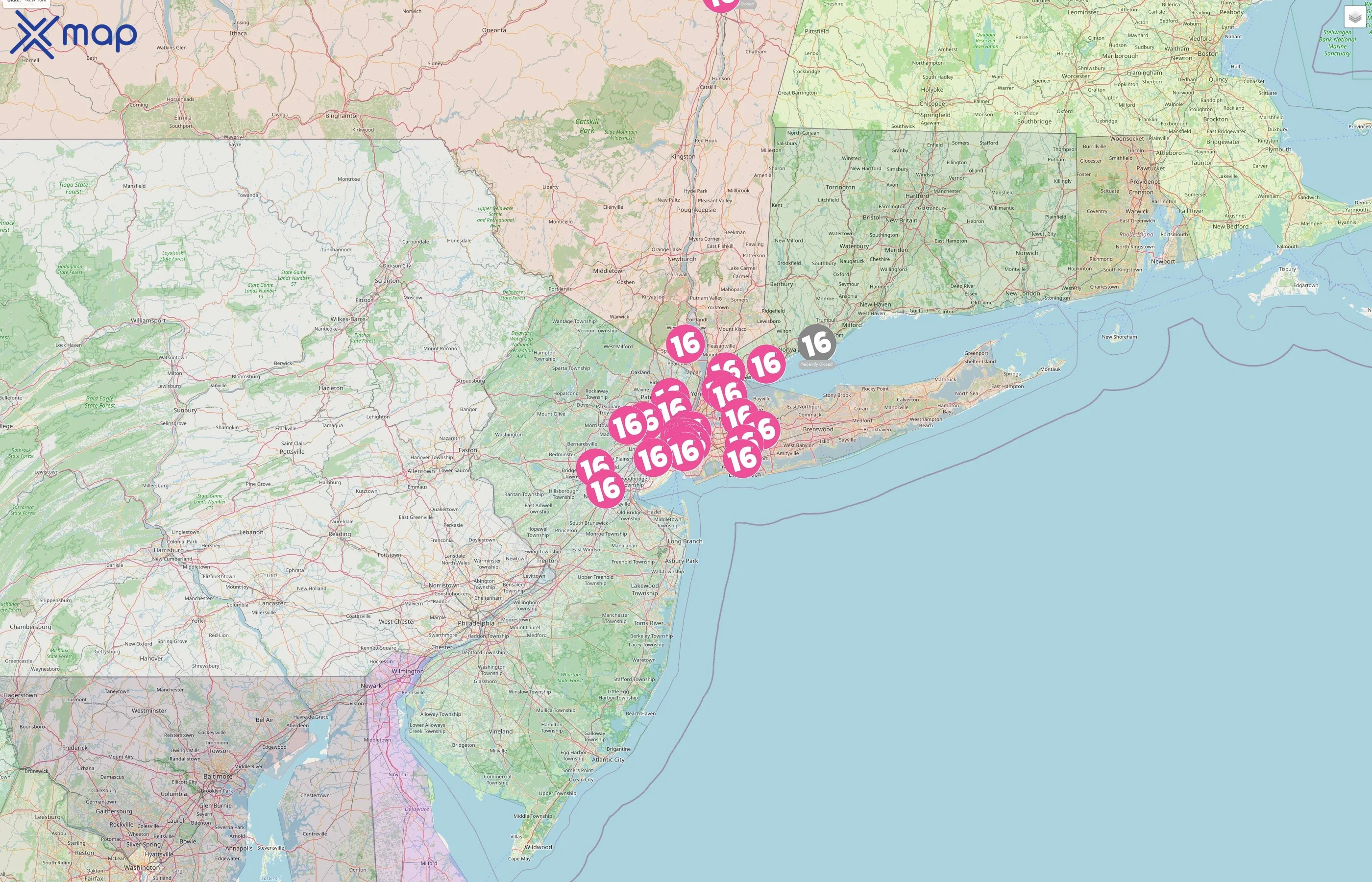 16 Handles street hotspots