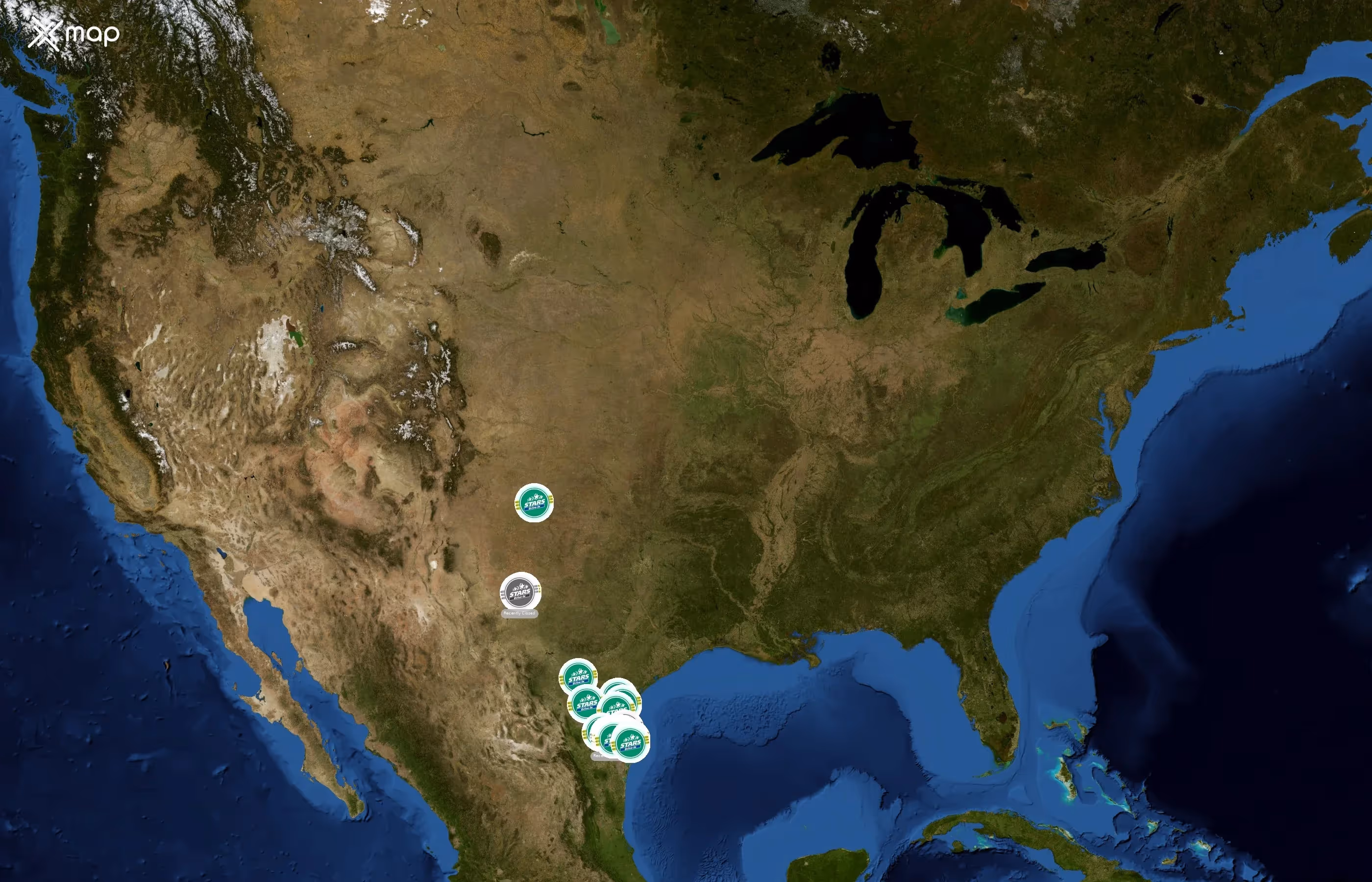 Stars Drive-In state distribution