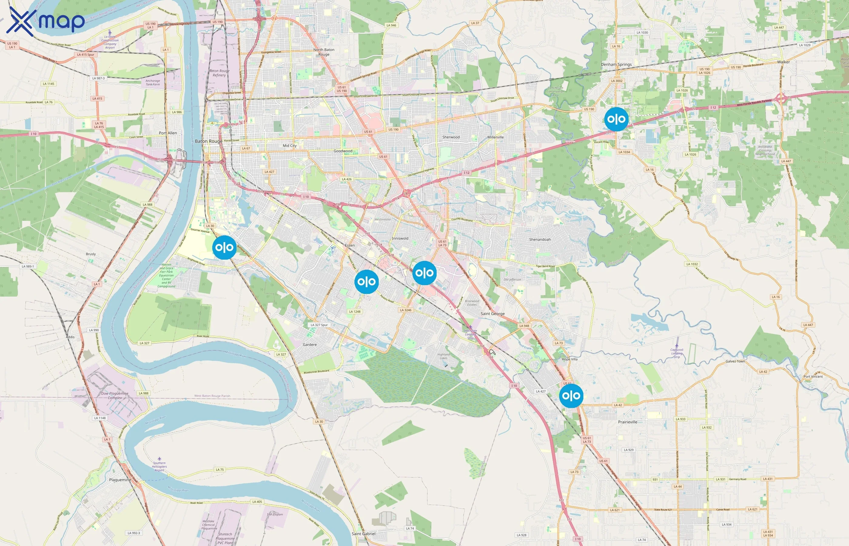 Smalls Sliders area coverage