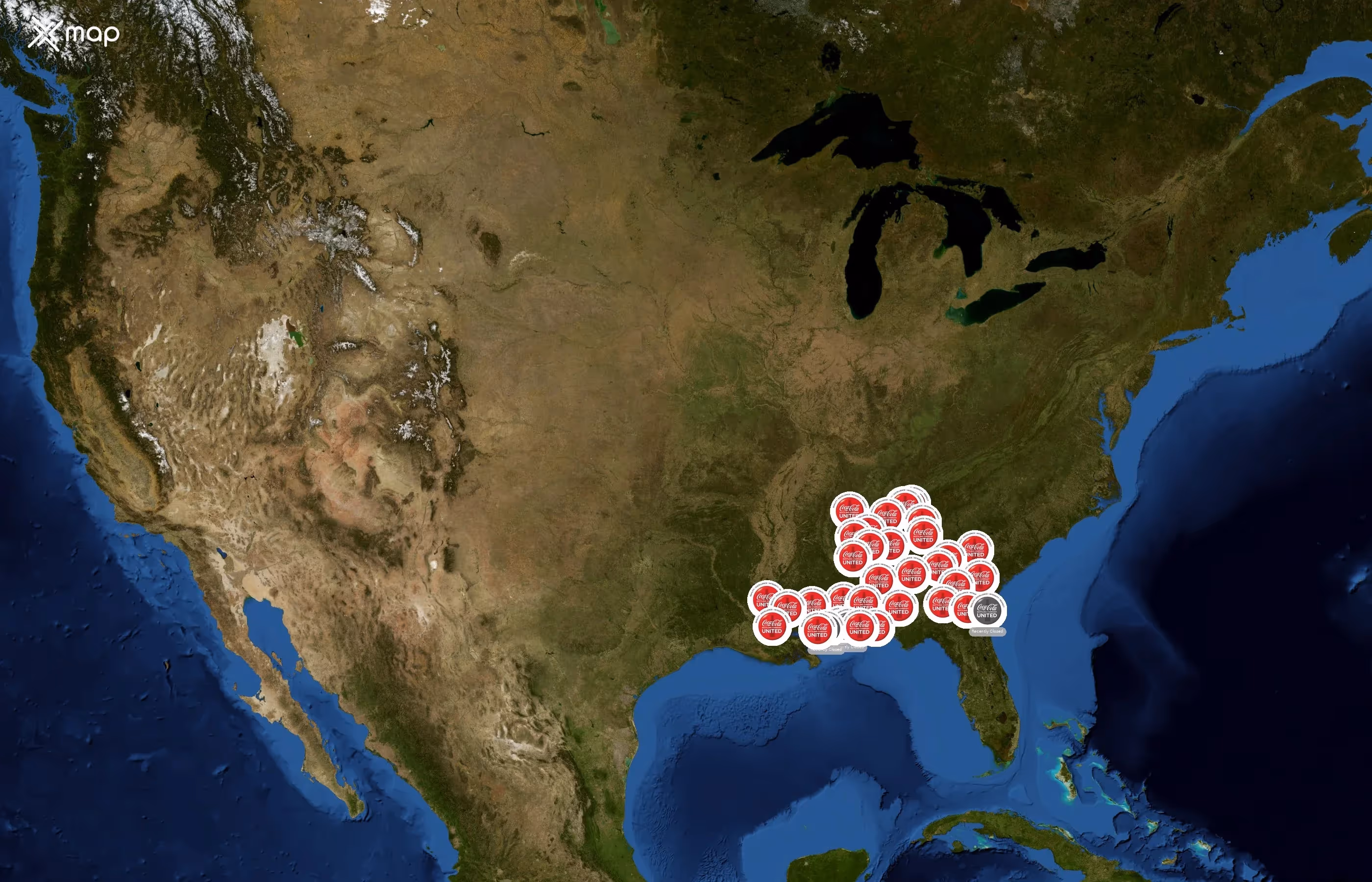 Coca-Cola UNITED state distribution