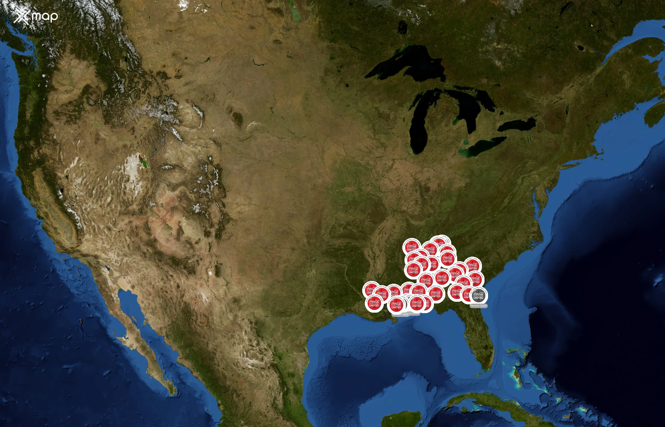 Coca-Cola UNITED state distribution