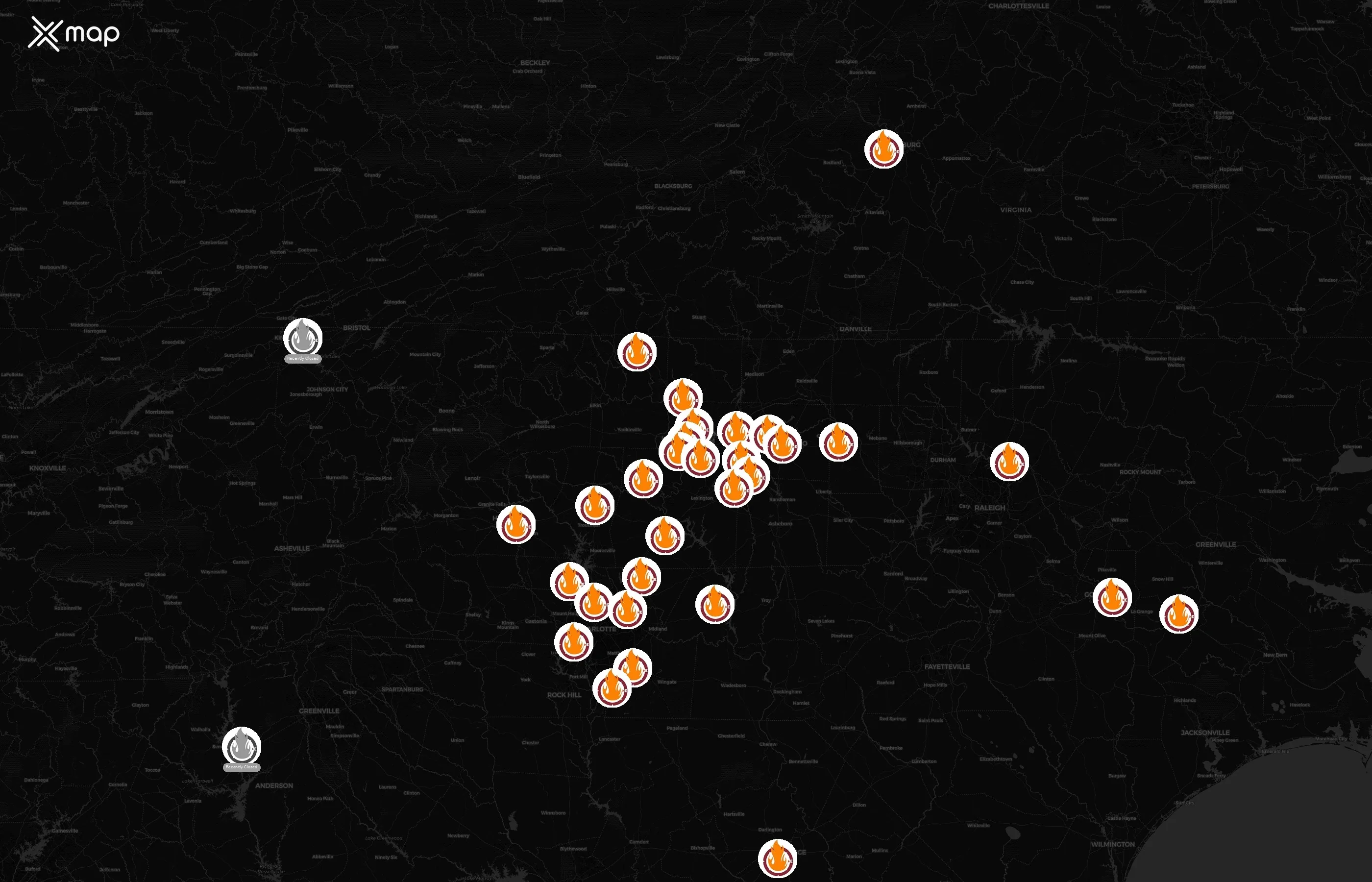 East Coast Wings + Grill city distribution