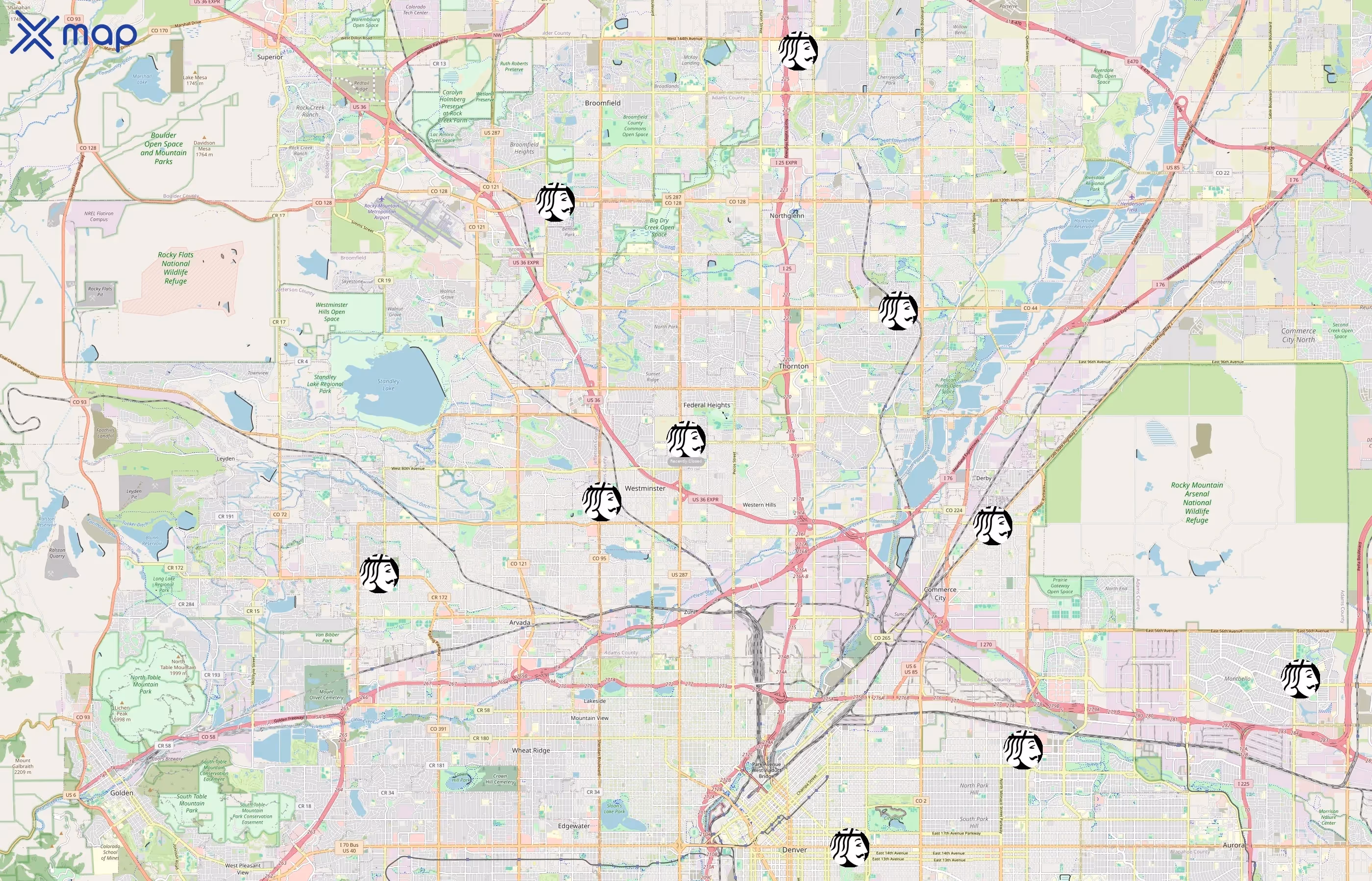Blackjack Pizza area coverage