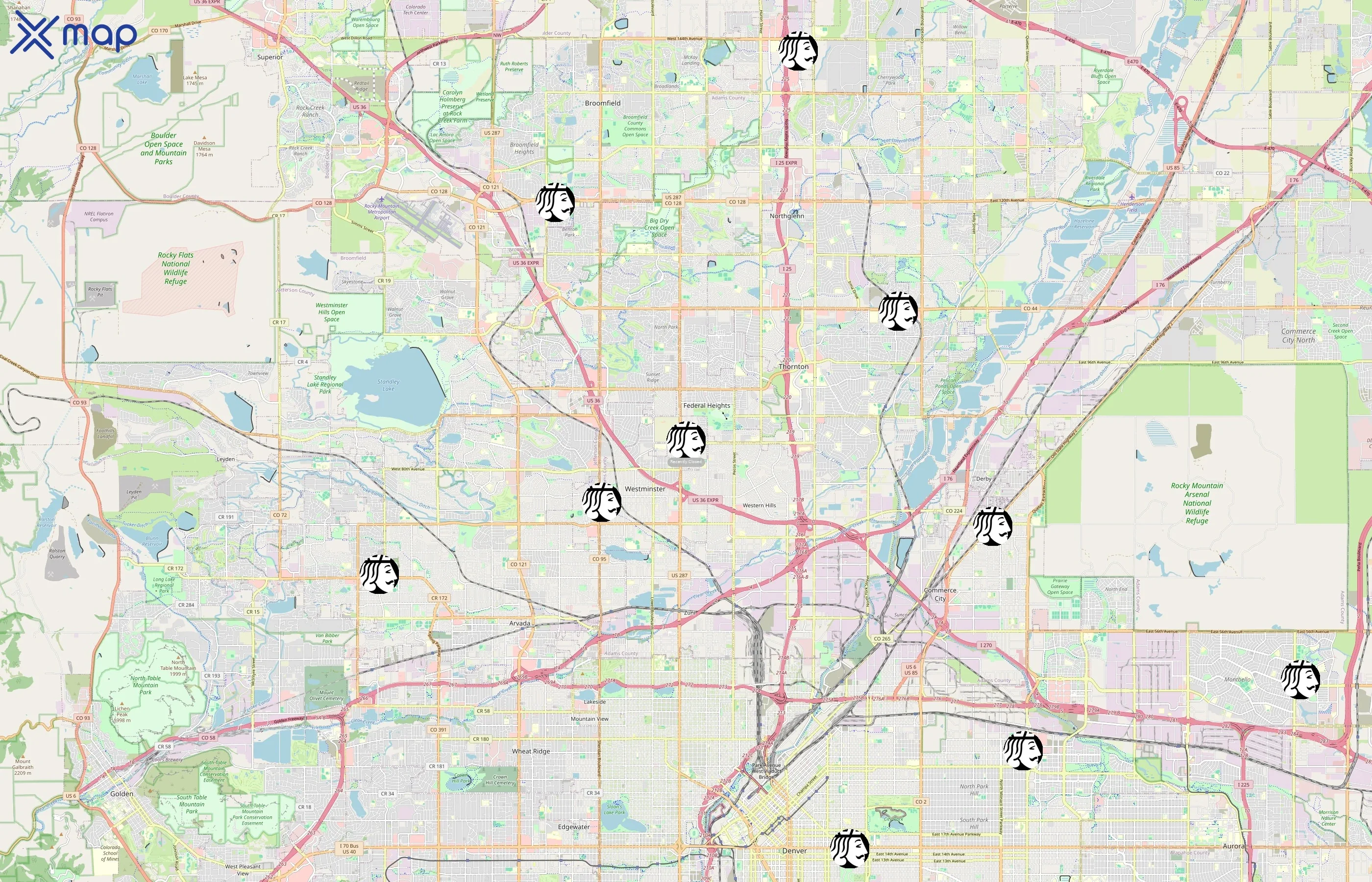 Blackjack Pizza area coverage
