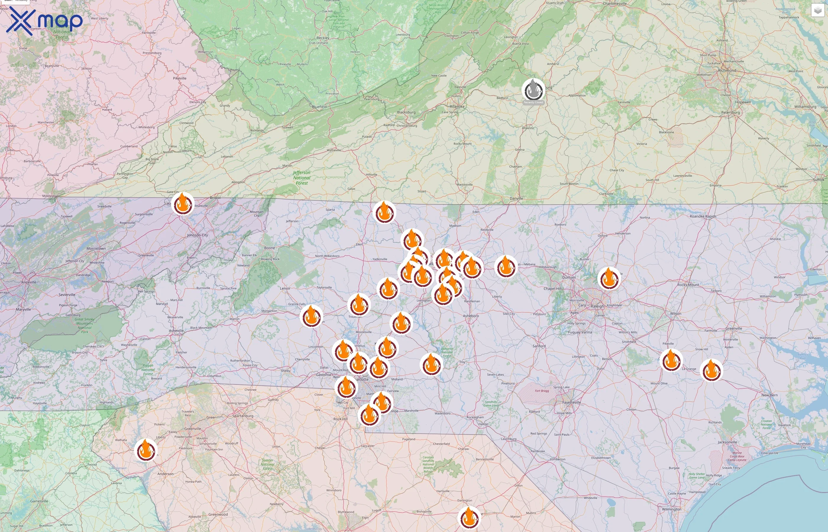 East Coast Wings + Grill street hotspots