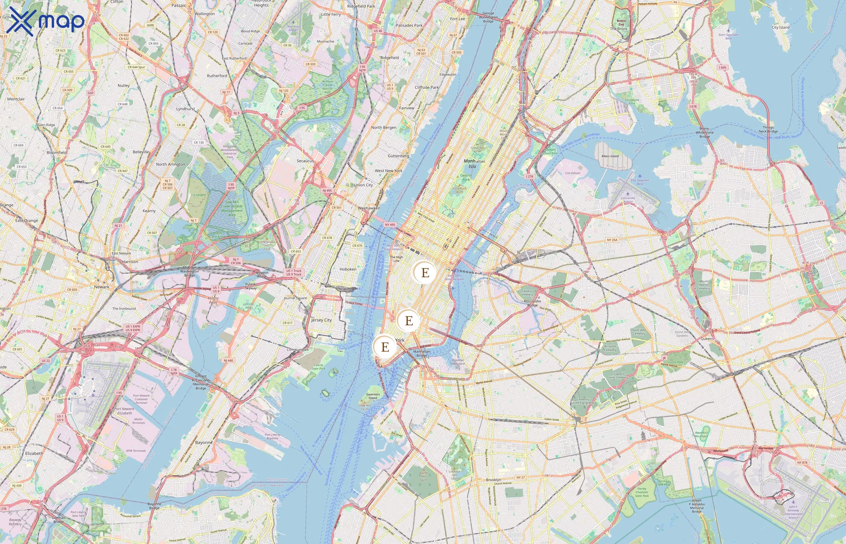 Eataly area coverage