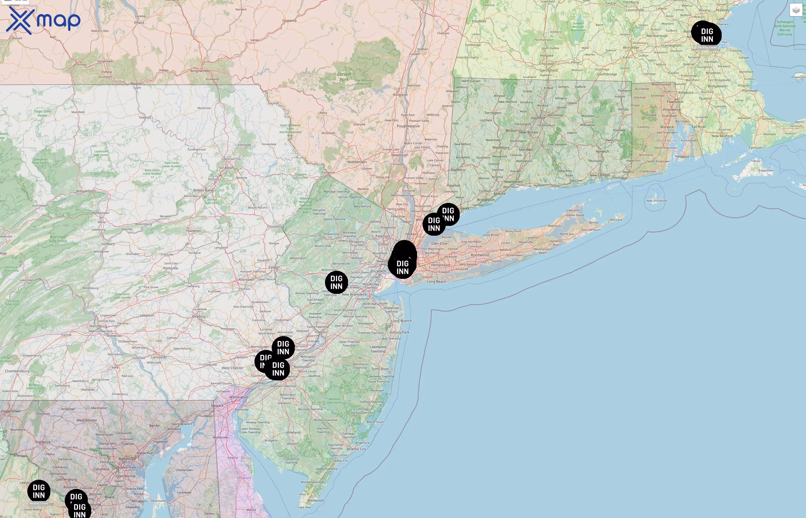 Dig Inn street hotspots
